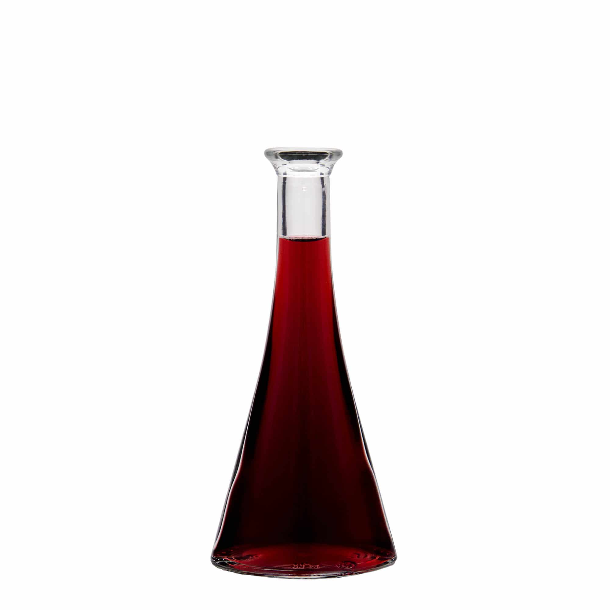 100 ml cam şişe 'Veronica', yarım yuvarlak, ağız: mantar