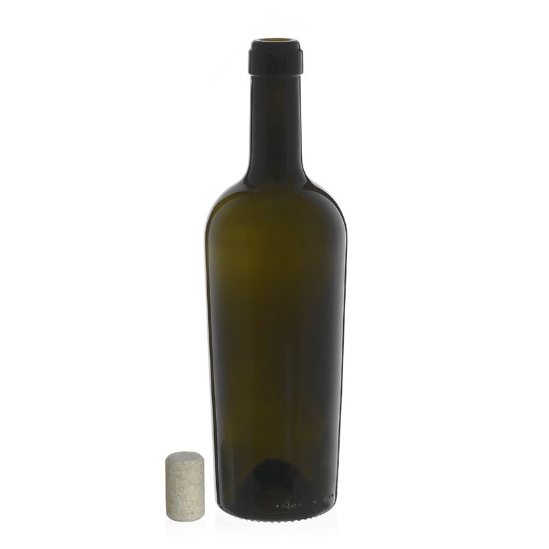 750 ml Şarap Şişesi 'Imperiale', antik yeşil, Ağız: Mantar 750 ml Şarap Şişesi 'Imperiale', antik yeşil, Ağız: Mantar