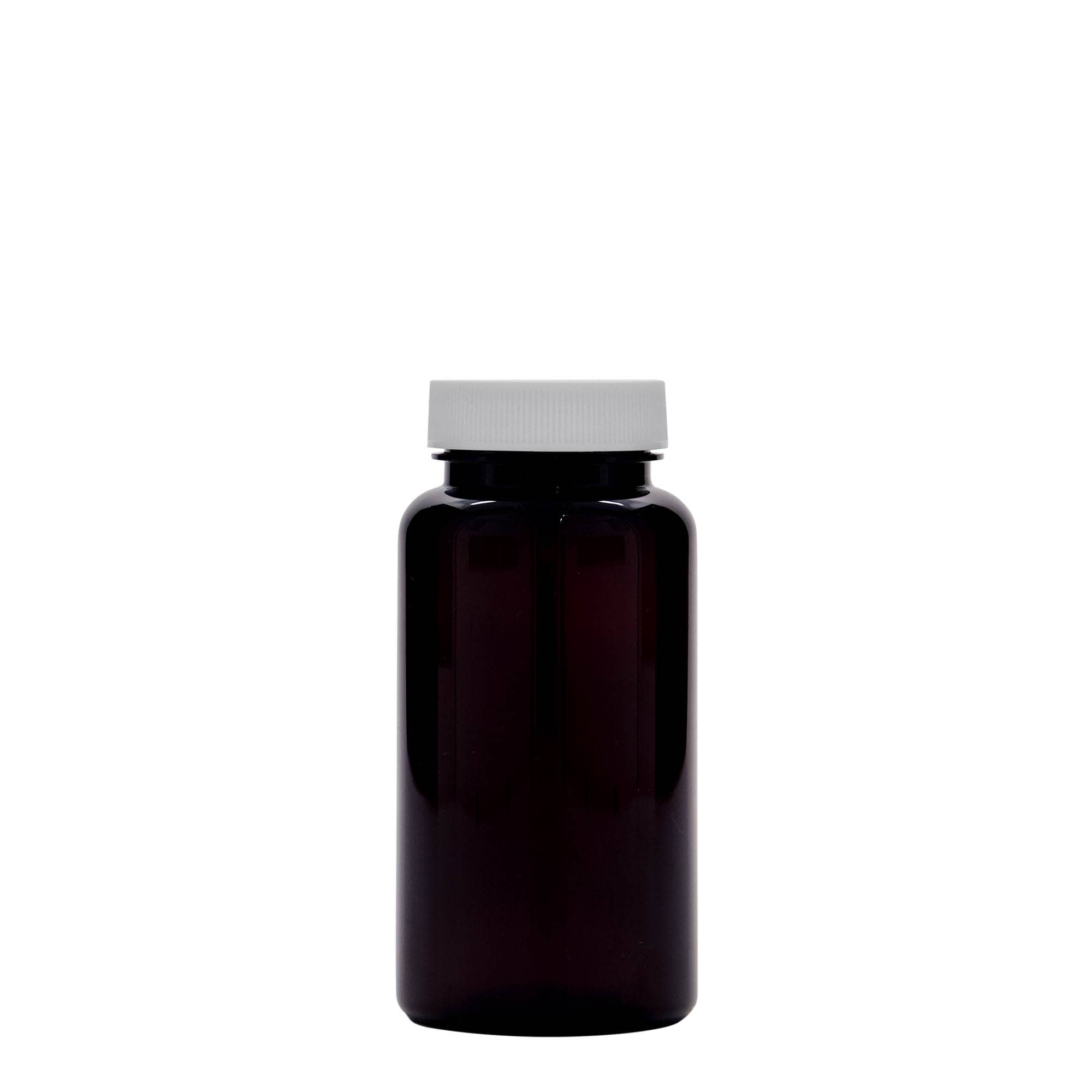 150 ml PET şişe, plastik, kahverengi, ağız: 38/400