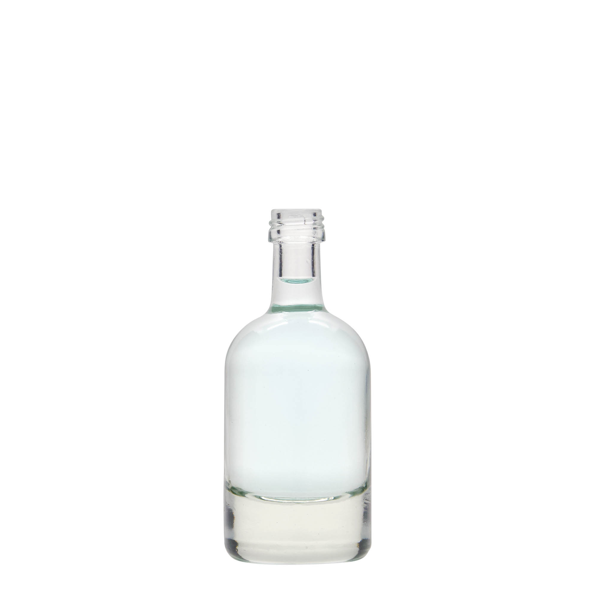 50 ml Cam şişe 'Linea Uno', Ağız: PP 18