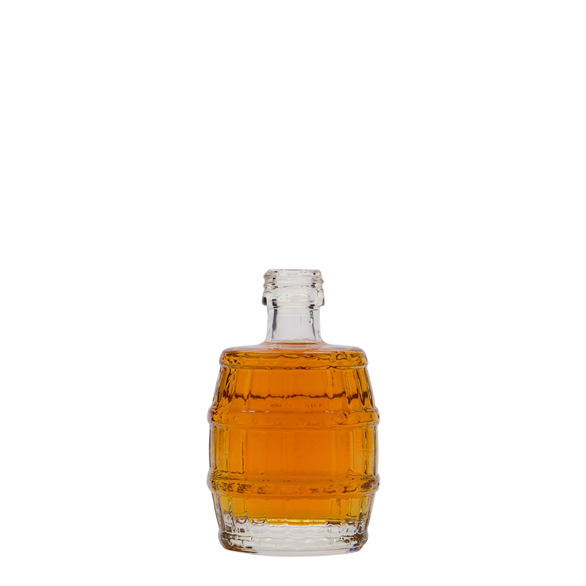 50 ml cam şişe 'Fass', ağız: PP 18 50 ml cam şişe 'Fass', ağız: PP 18