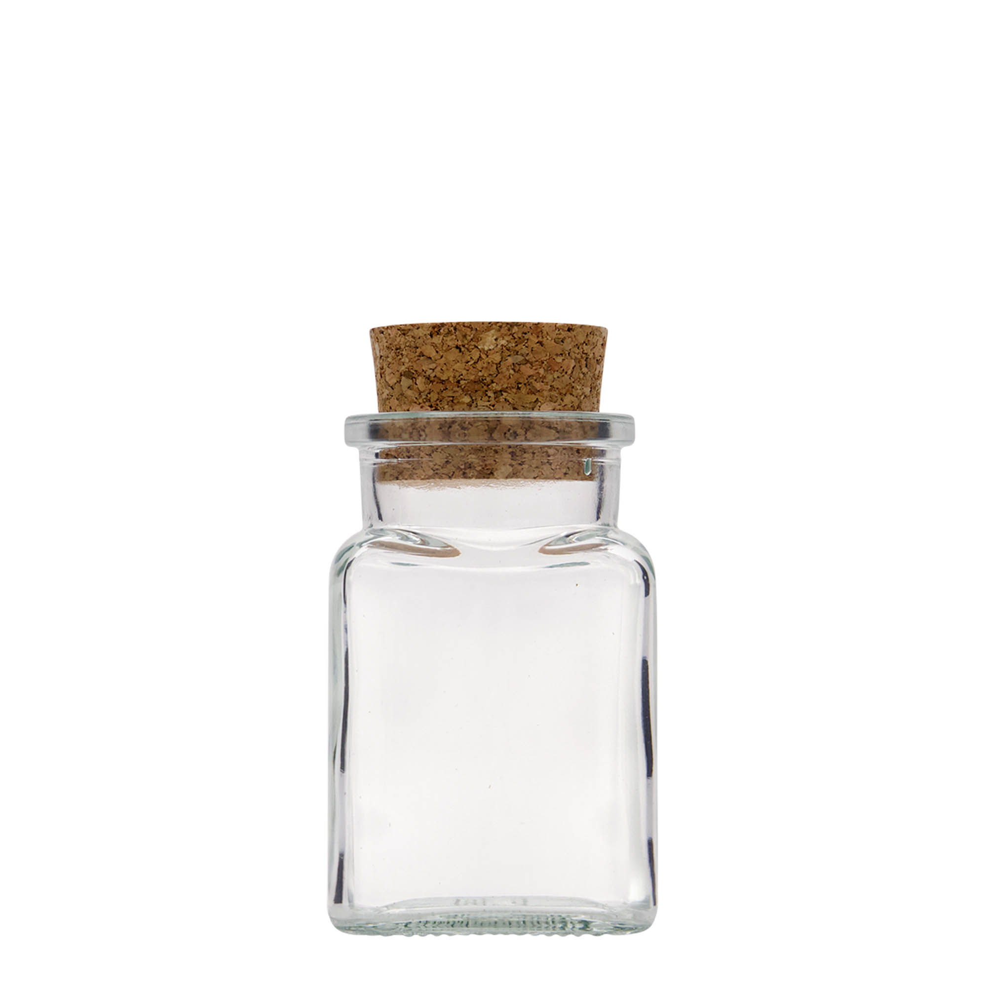 150 ml mantar kapaklı cam, kare, ağız: mantar 150 ml mantar kapaklı cam, kare, ağız: mantar