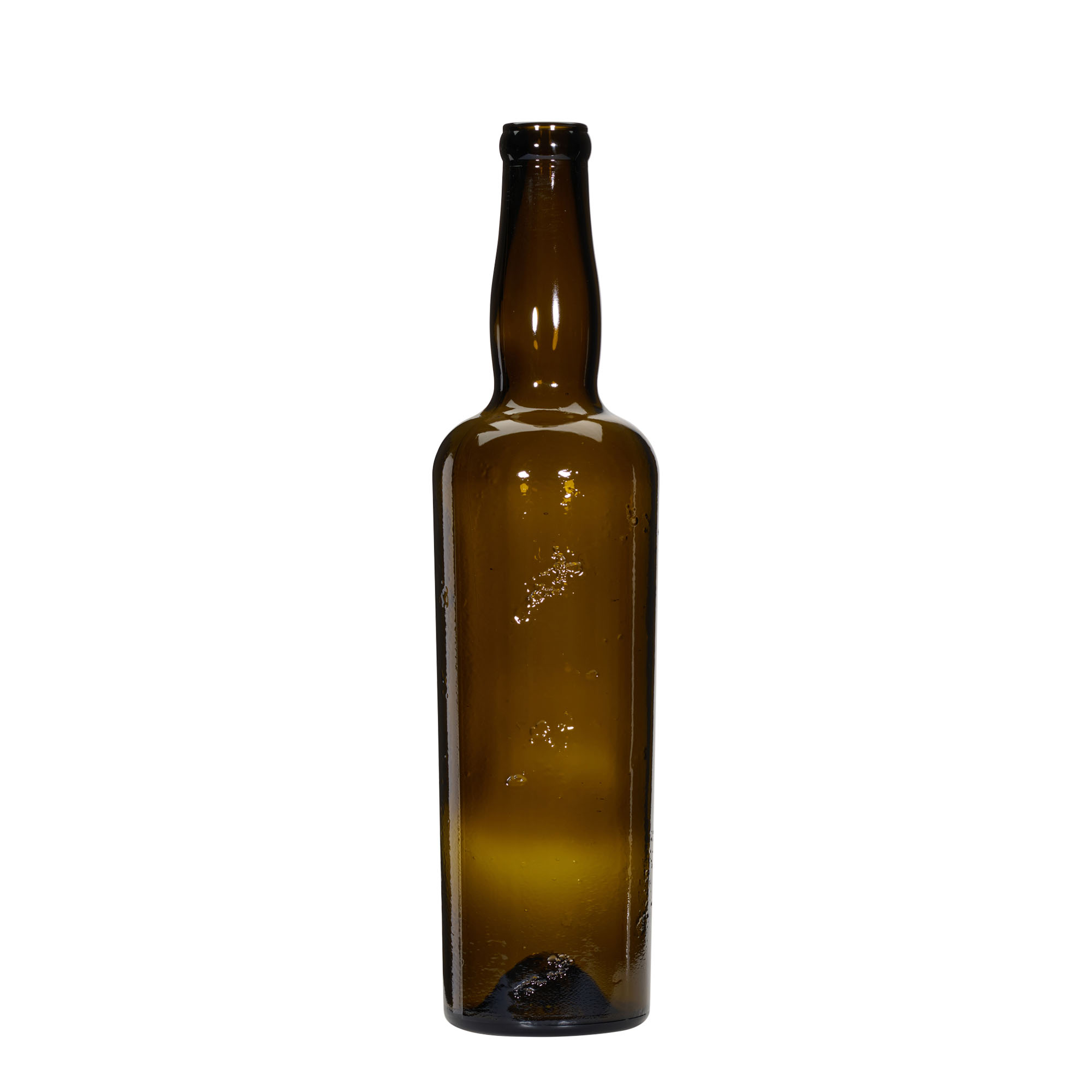 750 ml Wildly Crafted cam şişe 'Siroco', kahverengi, ağız: mantar