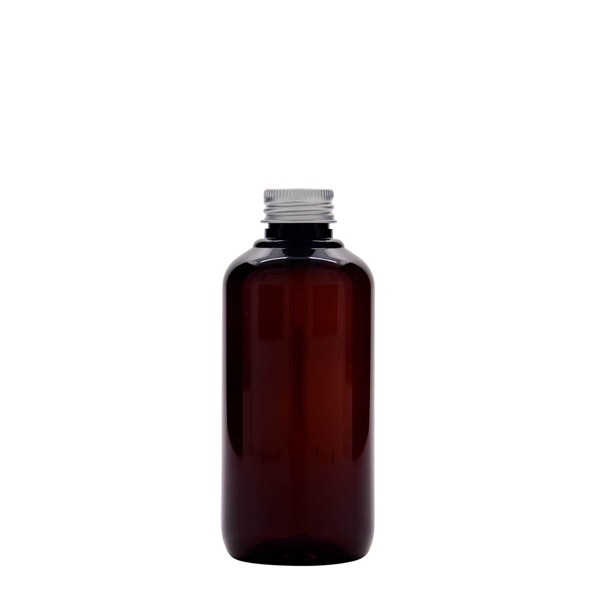 200 ml Geri Dönüştürülmüş Plastik Şişe 'Victor's Best', PCR, kahverengi, Ağız: 24/410