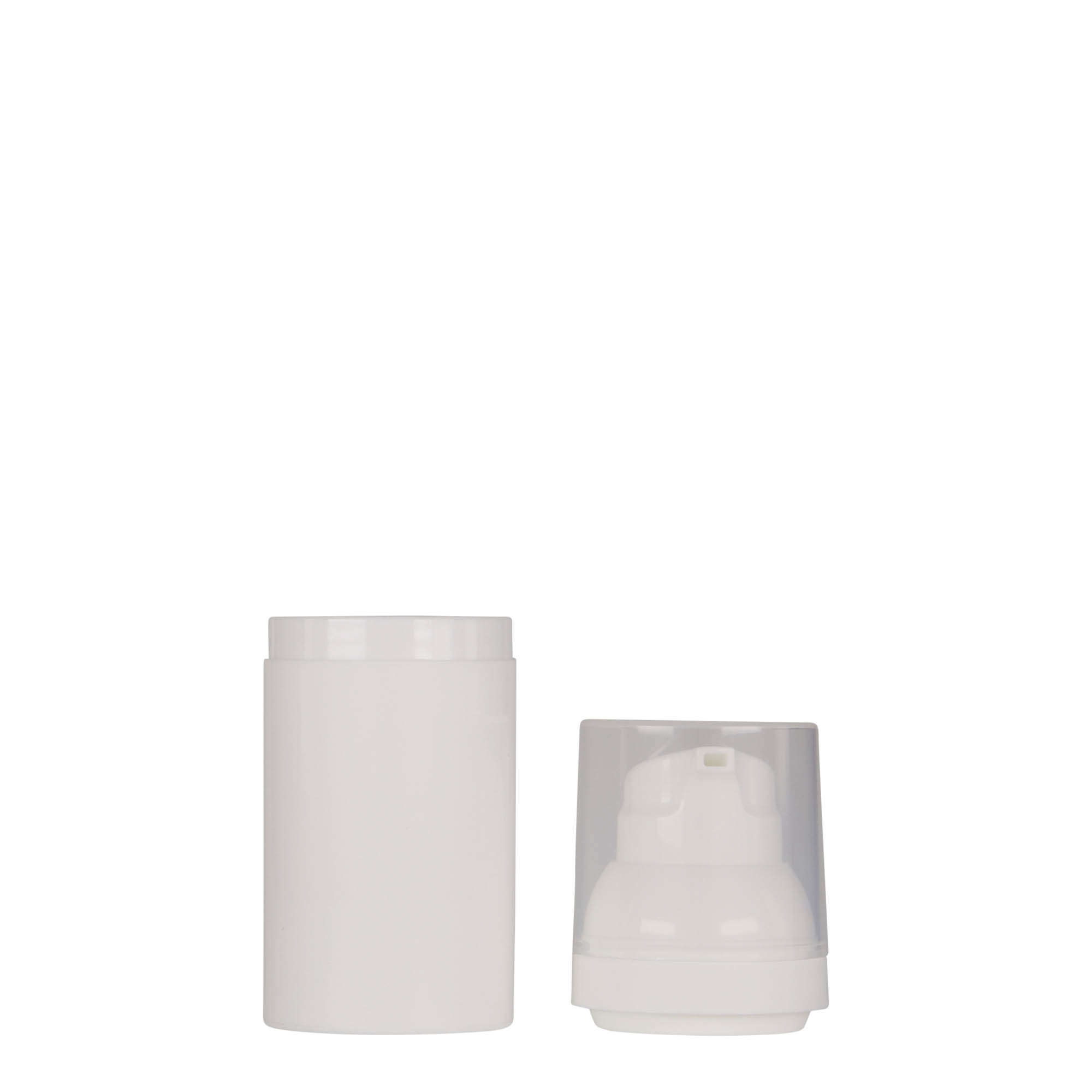 30 ml Airless Dispenser 'Mezzo', PP-plastik, beyaz 30 ml Airless Dispenser 'Mezzo', PP-plastik, beyaz