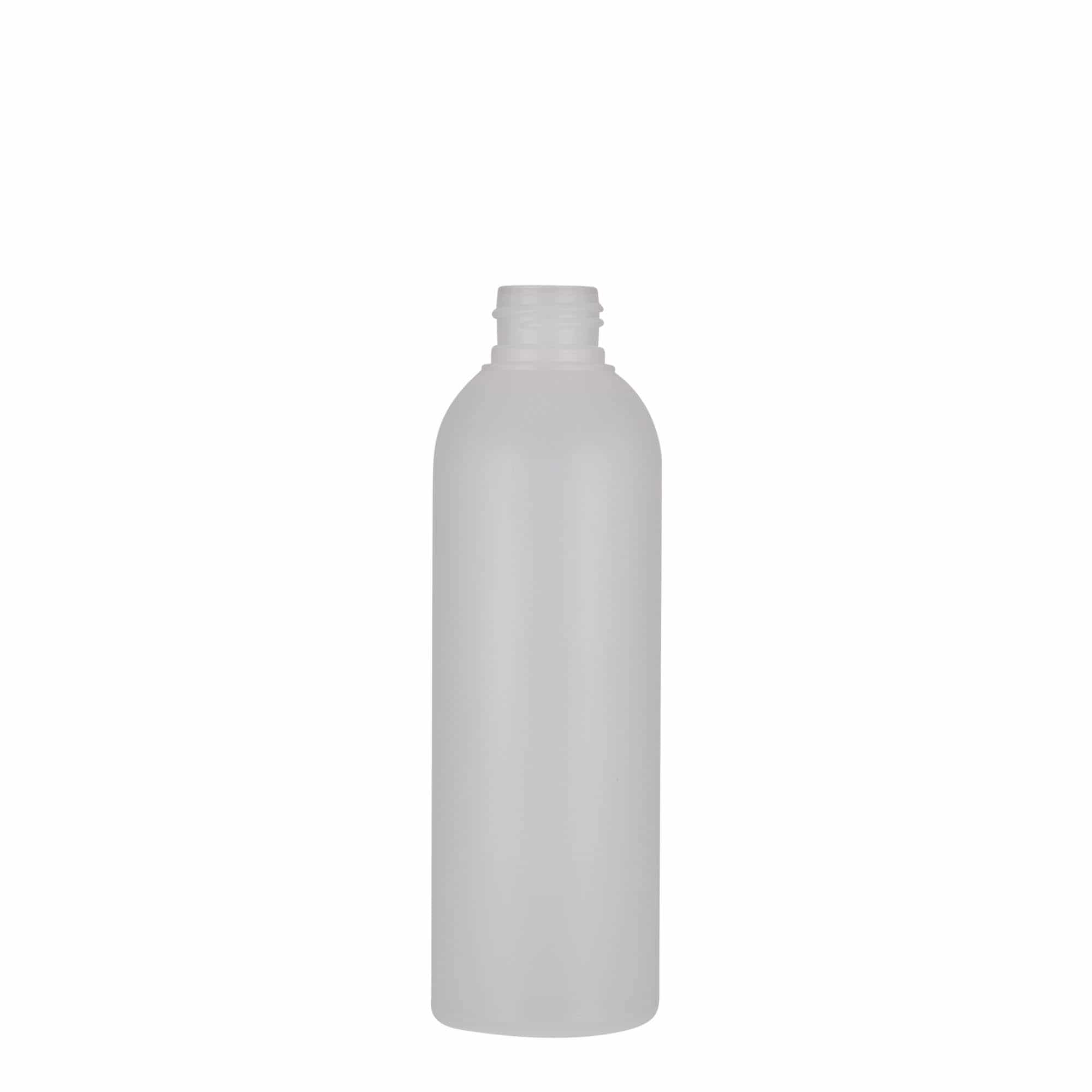 200 ml plastik şişe 'Tuffy', HDPE, doğal, ağız: 24/410 200 ml plastik şişe 'Tuffy', HDPE, doğal, ağız: 24/410