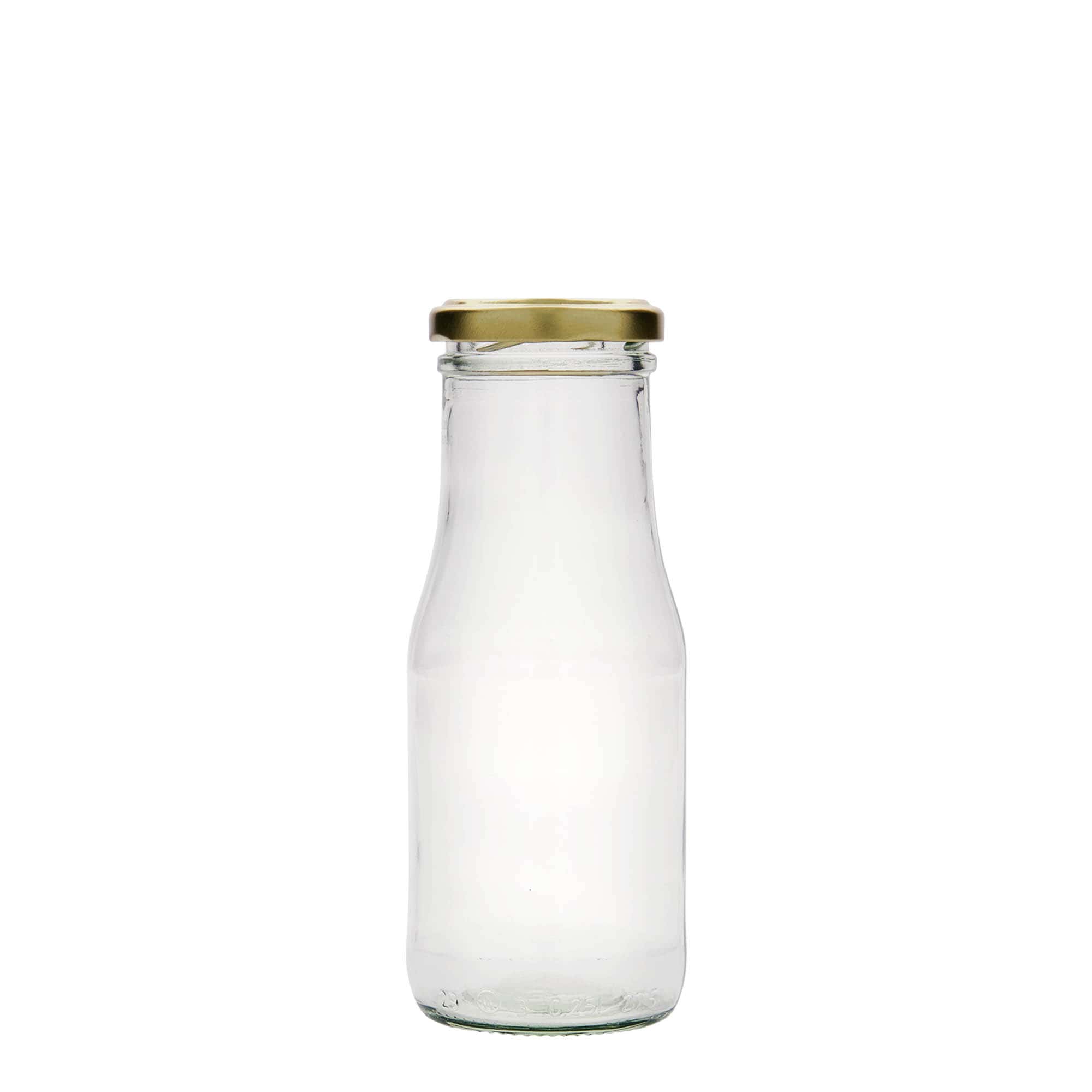 250 ml Cam Şişe Susann, Ağız: Vidalı Kapak (TO 48)