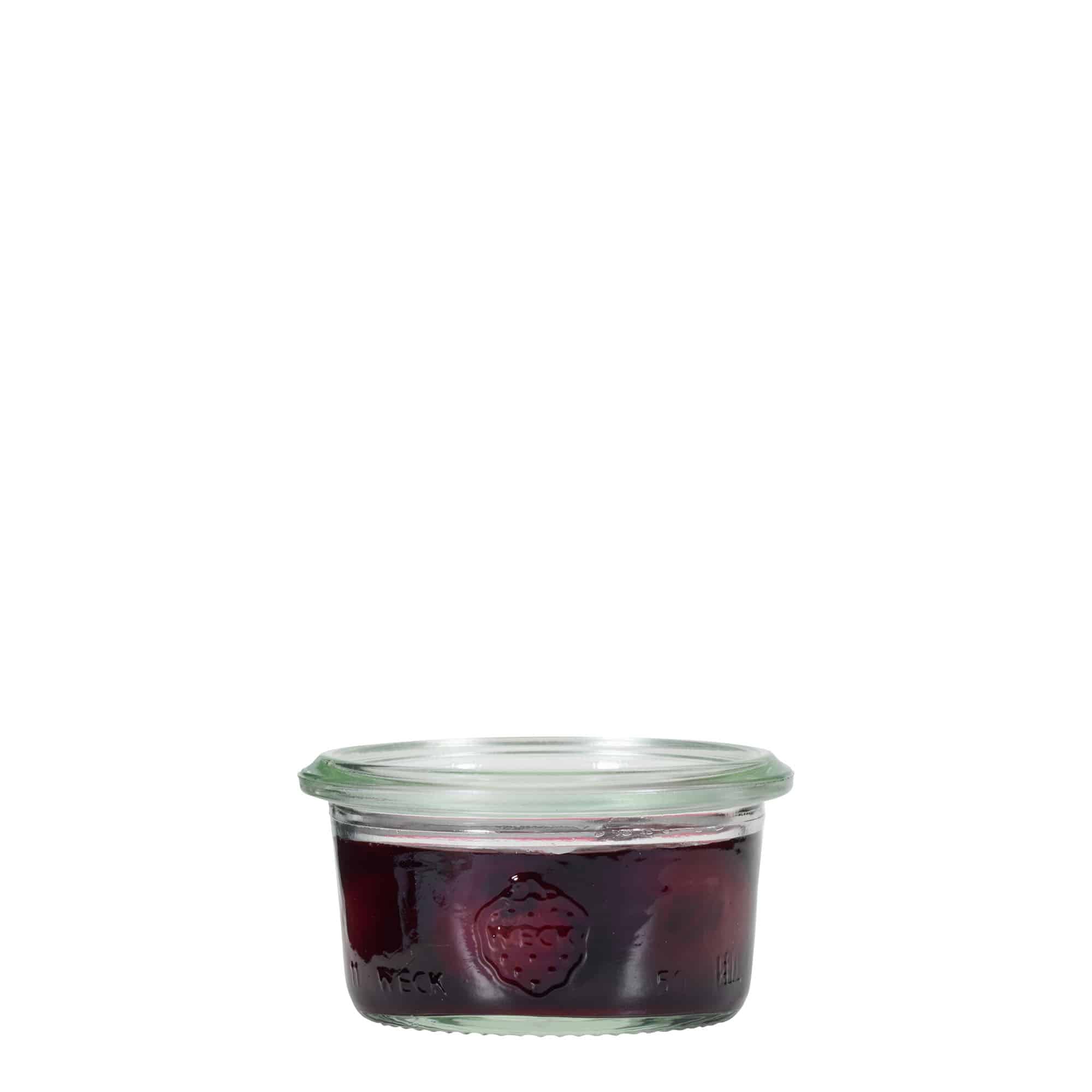 50 ml WECK kavanoz, ağız: yuvarlak kenar 50 ml WECK kavanoz, ağız: yuvarlak kenar