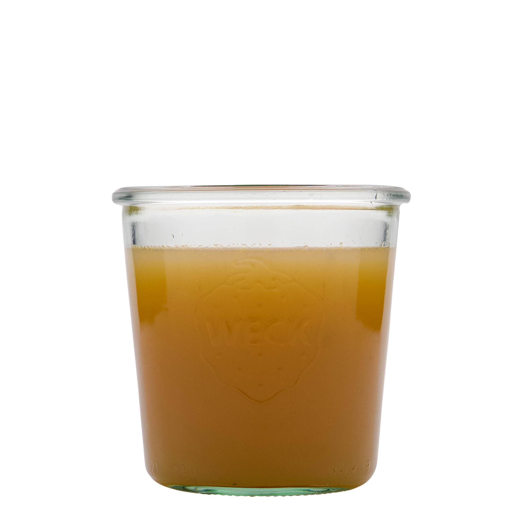 580 ml WECK ters çevirme kavanozu, ağız: yuvarlak kenar