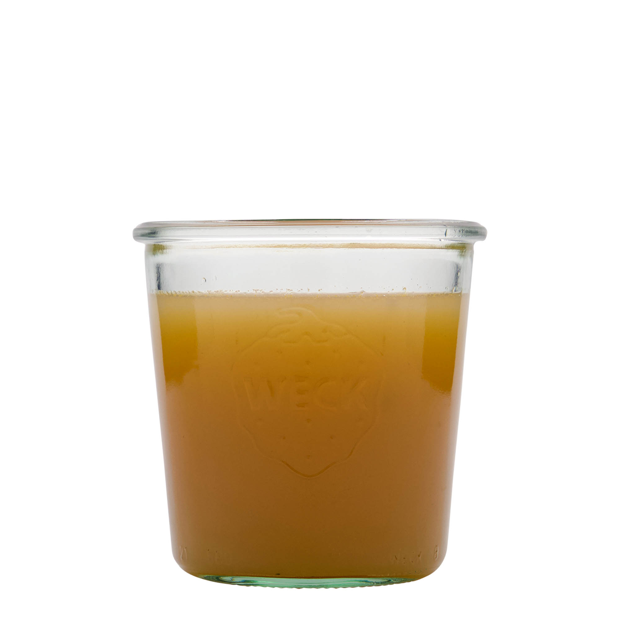 580 ml WECK ters çevirme kavanozu, ağız: yuvarlak kenar
