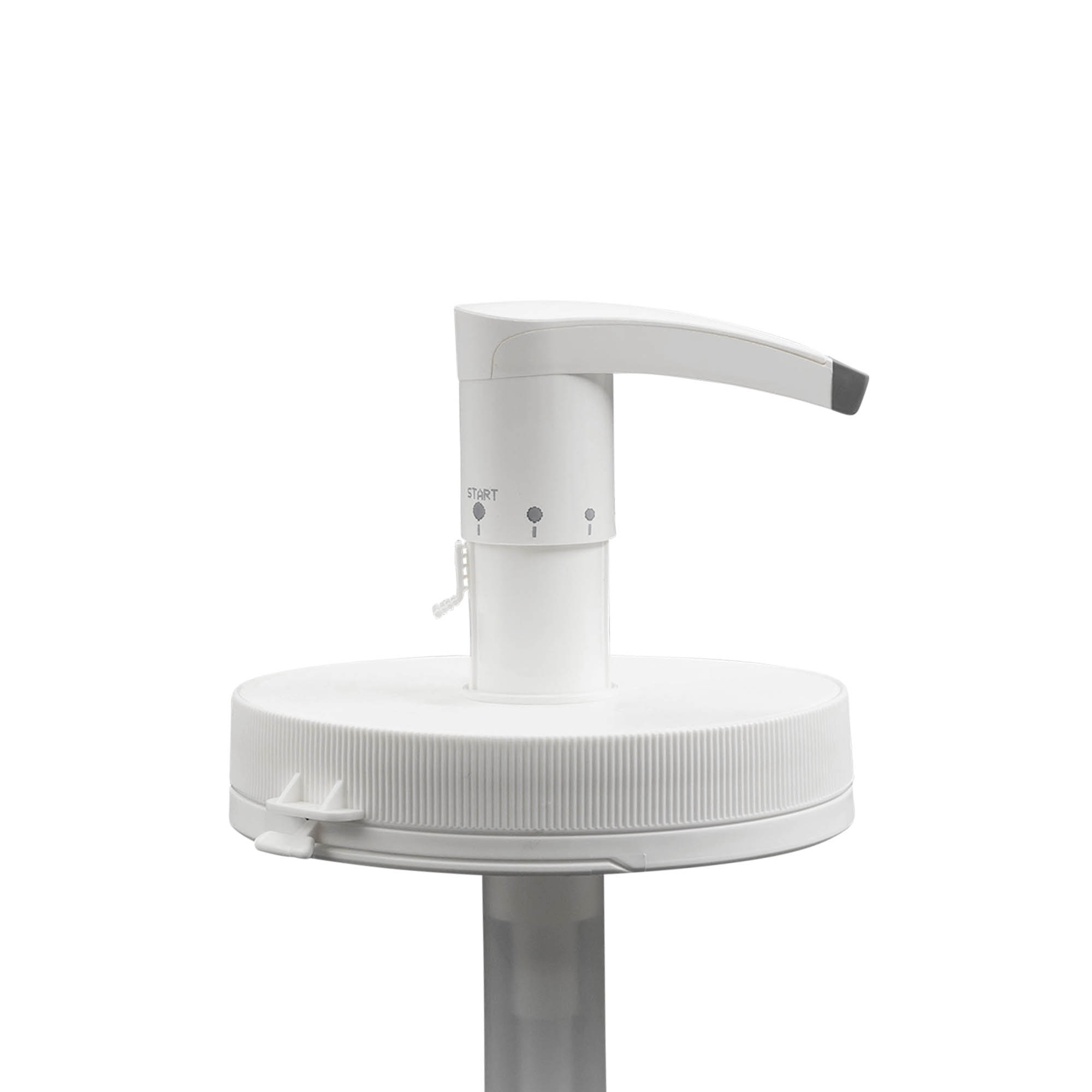 Dağıtıcı pompa 1.240 ml 'Securibox' için, PE plastik, beyaz, ağız için: vidalı kapak