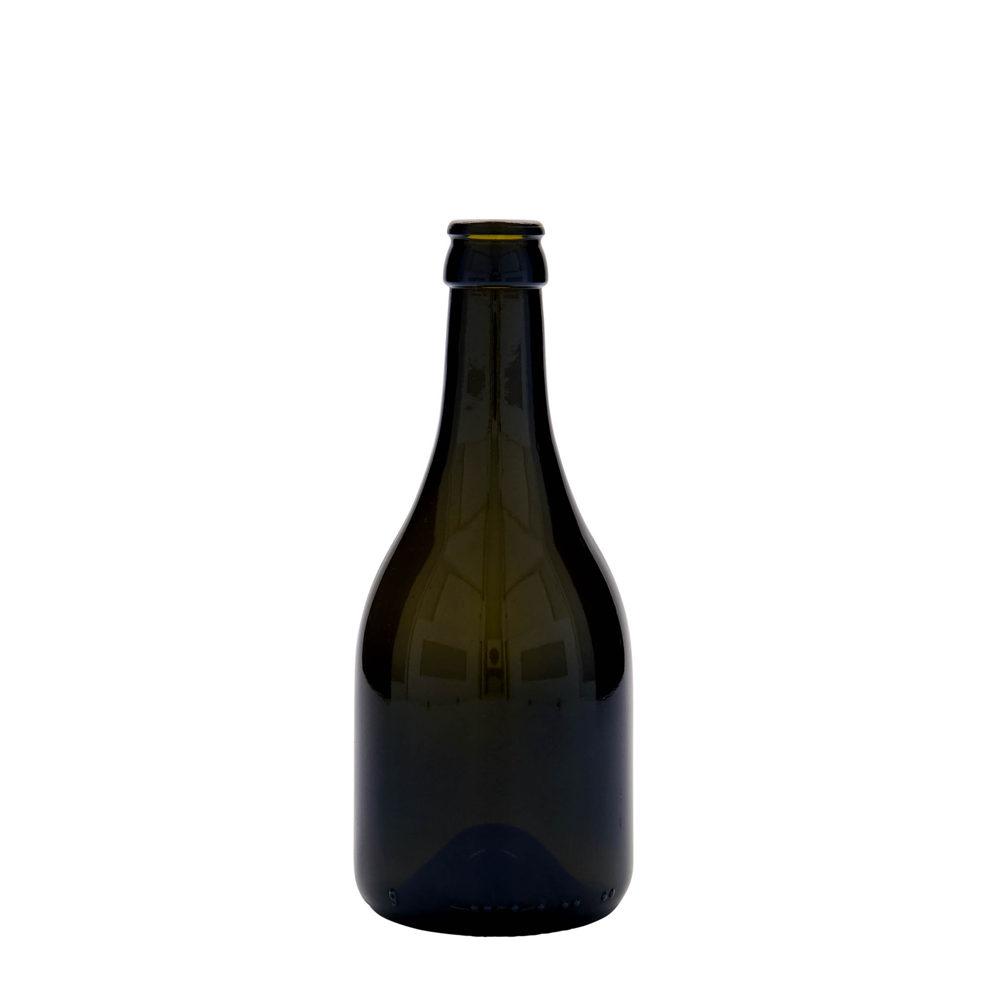 330 ml Bira Şişesi 'Horta', Cam, antik yeşil, Ağız: Kronkorken
