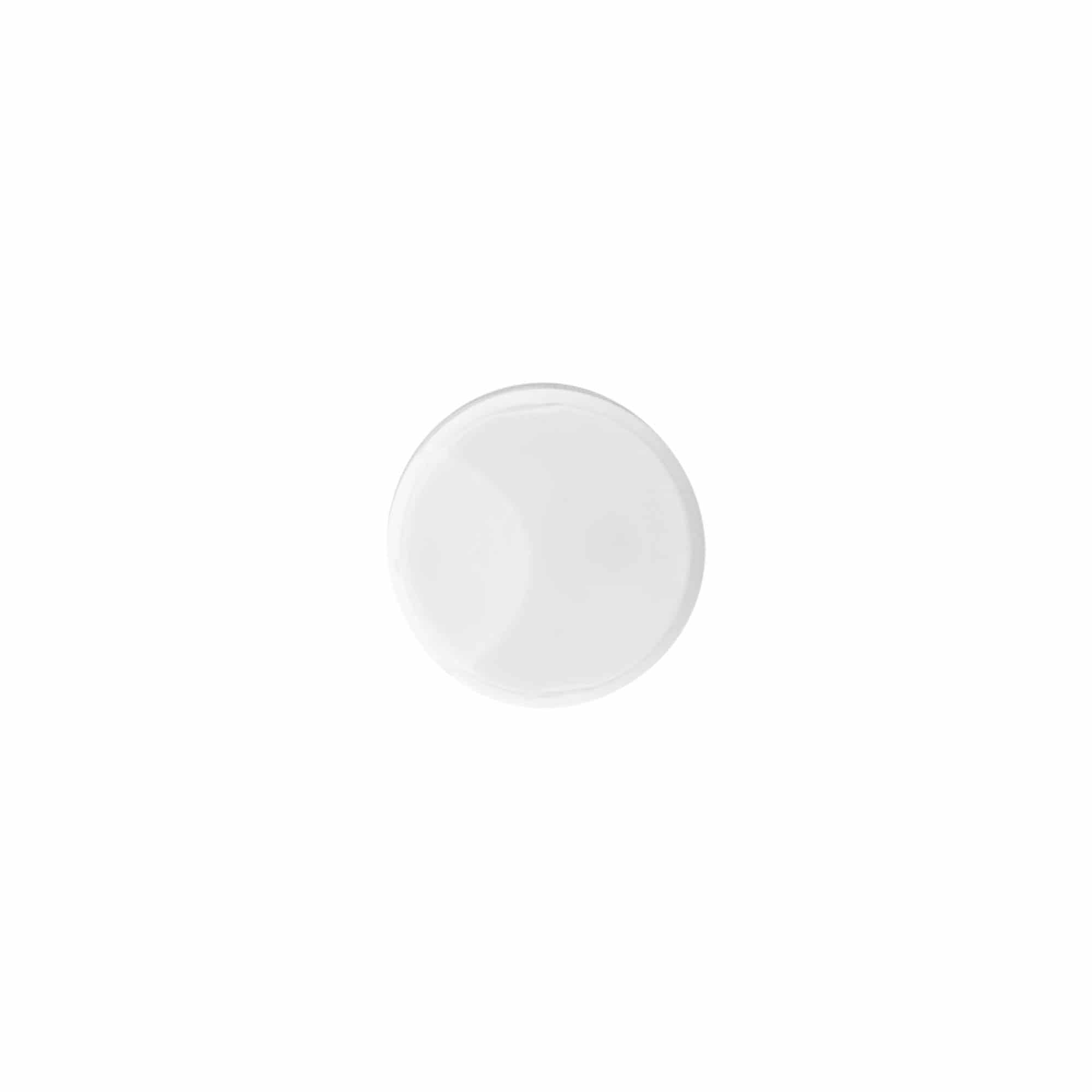 Vida kapak Disc Top, PP plastik, beyaz, ağız çapı: 24/410