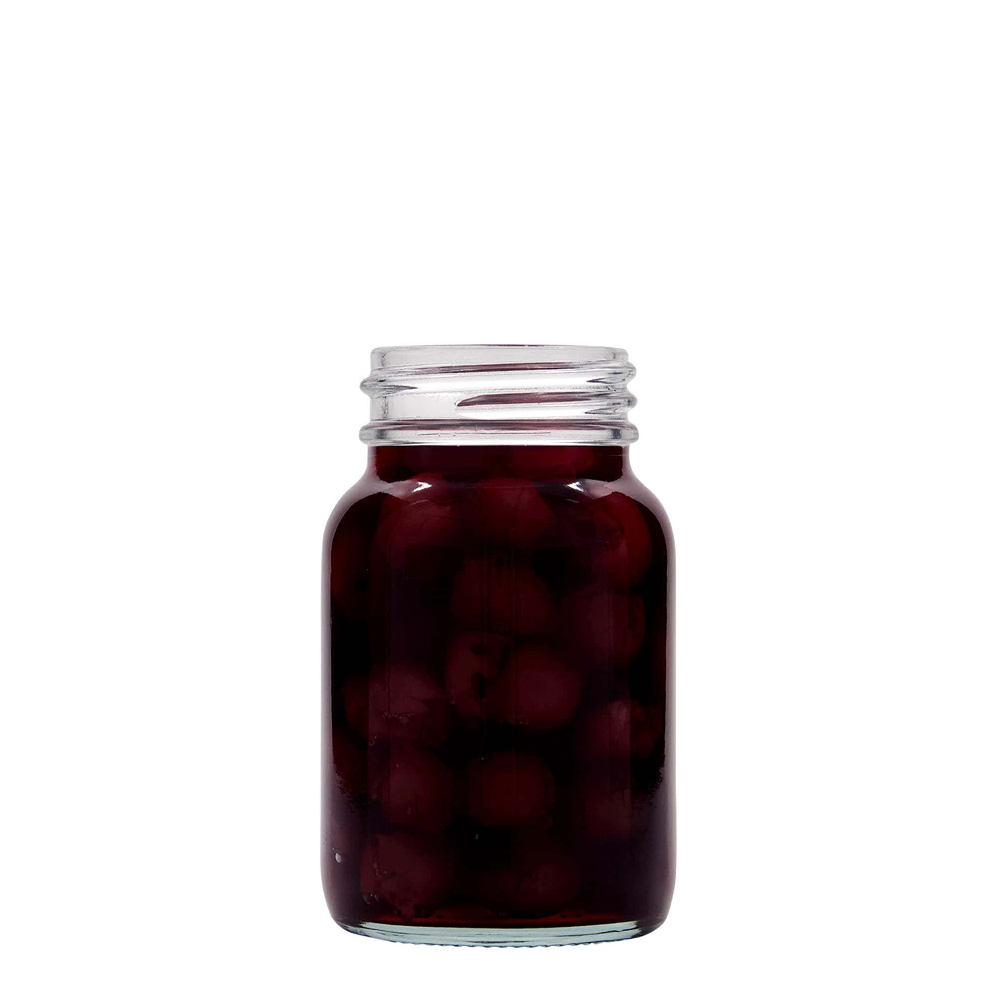 250 ml Geniş ağızlı cam, ağız çapı: DIN 55