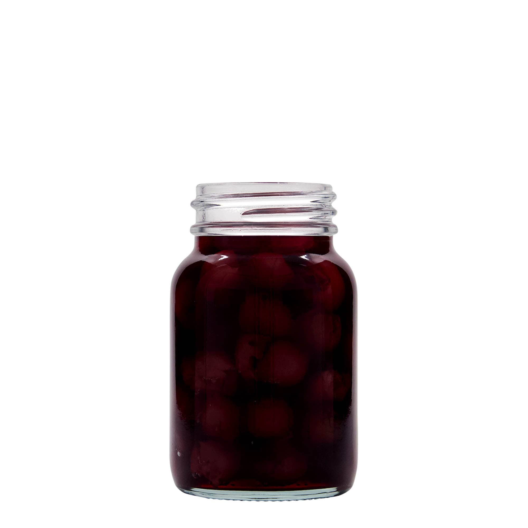 250 ml Geniş ağızlı cam, ağız çapı: DIN 55