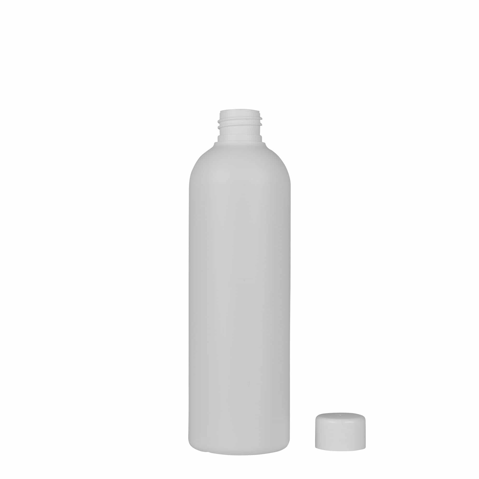 300 ml plastik şişe 'Tuffy', HDPE, beyaz, ağız: 24/410