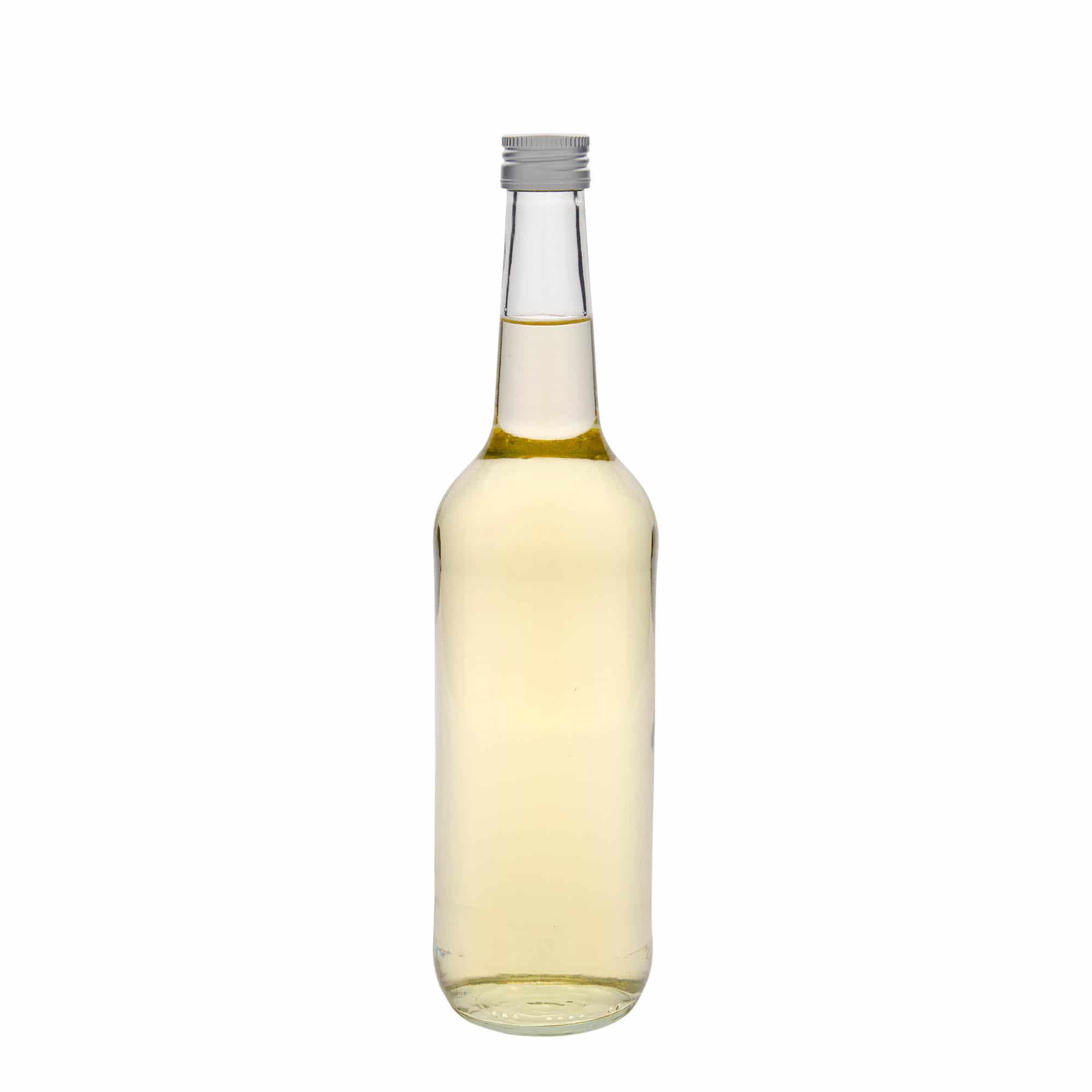 700 ml Cam şişe düz boyun, ağız: PP 28
