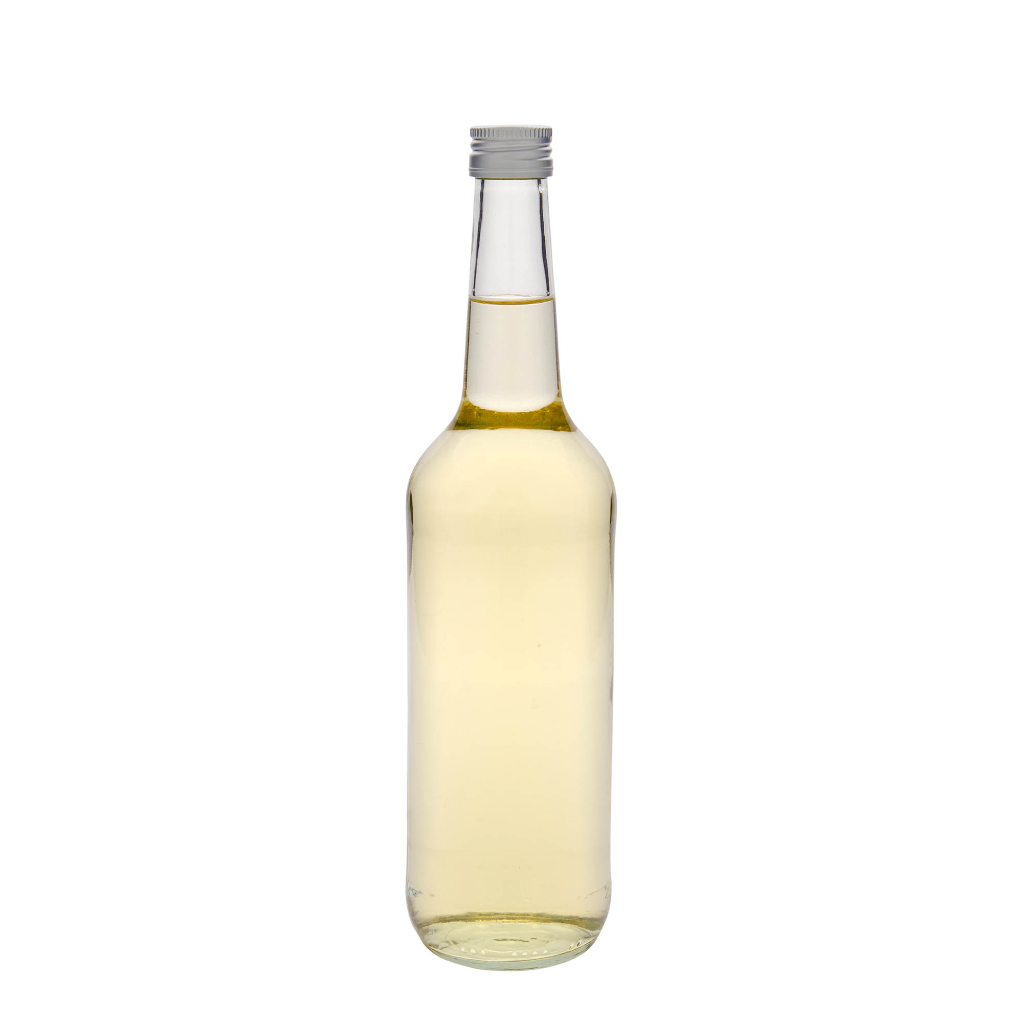 700 ml Cam şişe düz boyun, ağız: PP 28