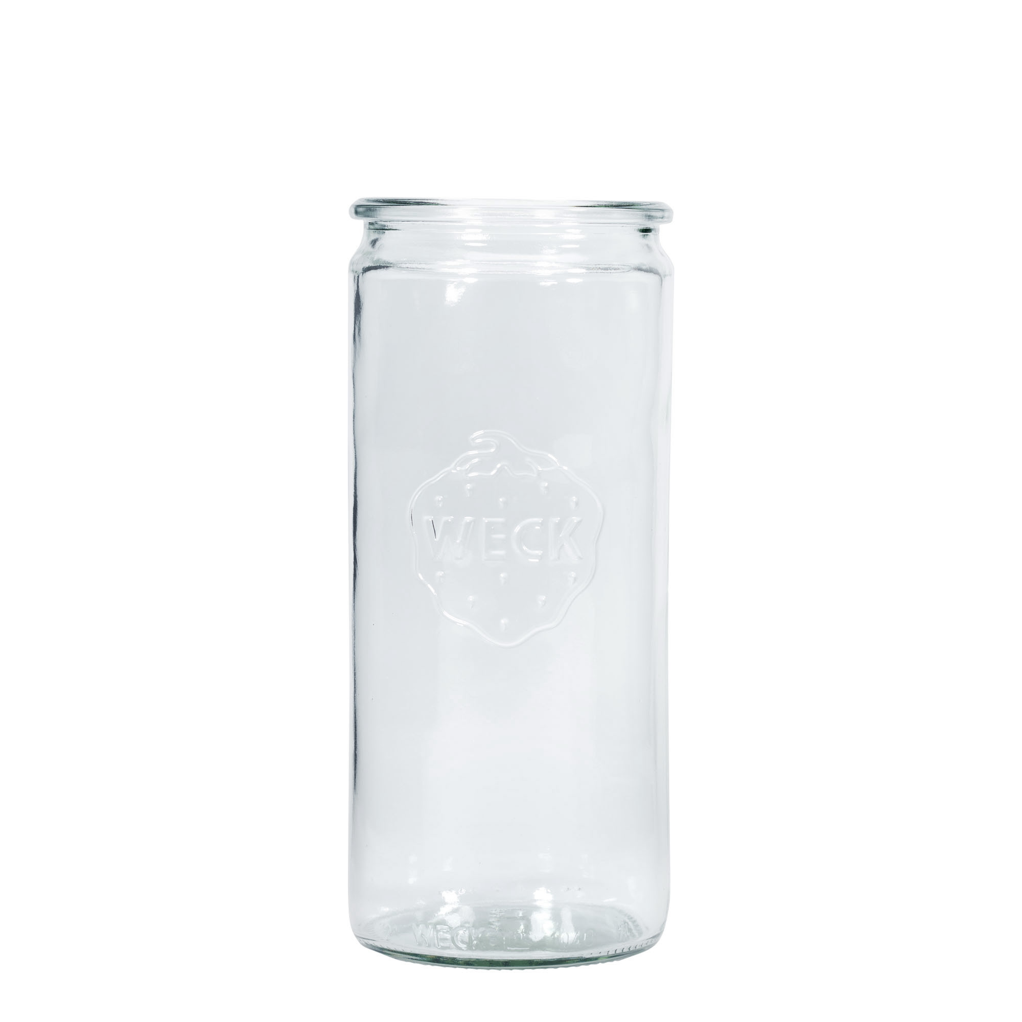 1.040 ml WECK Silindir Cam, Ağız: Yuvarlak Kenar 1.040 ml WECK Silindir Cam, Ağız: Yuvarlak Kenar