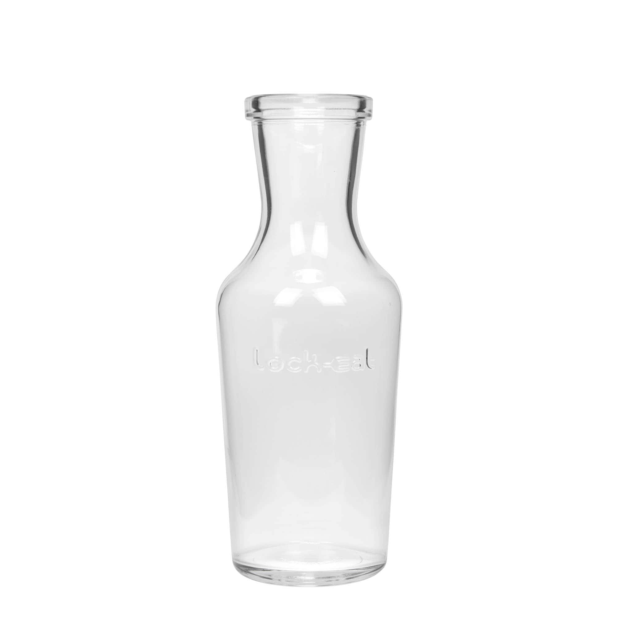 1.000 ml Cam Karaf 'Lock-Eat', Ağız: Tel Mandallı Kapak