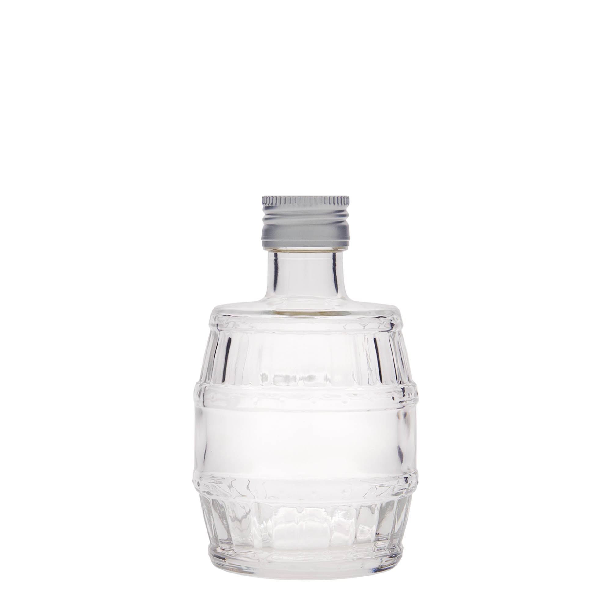 200 ml cam şişe 'Fıçı', ağız: PP 28 200 ml cam şişe 'Fıçı', ağız: PP 28