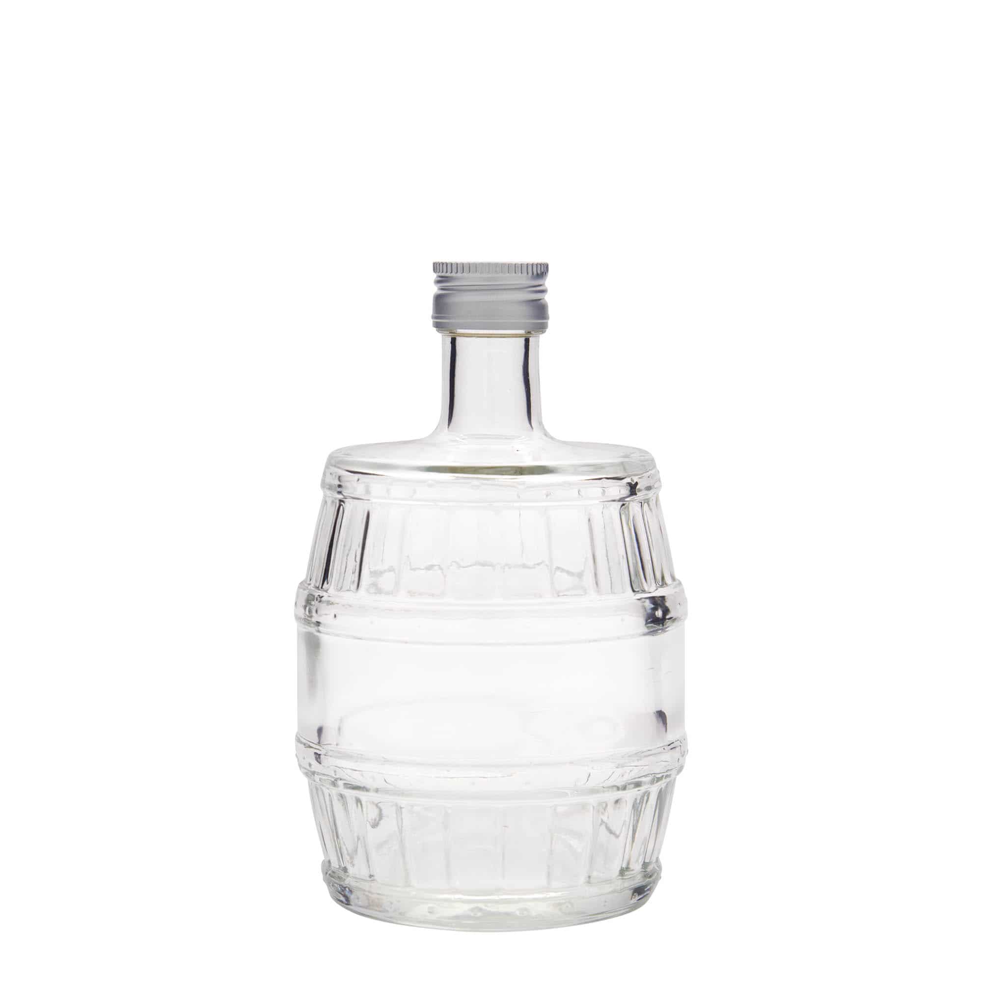 500 ml cam şişe 'Fıçı', ağız: PP 28
