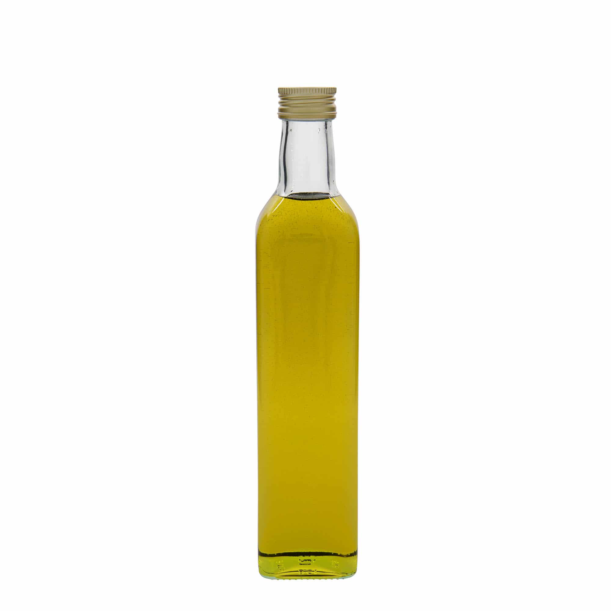 500 ml Cam şişe 'Marasca', kare, ağız: PP 31,5