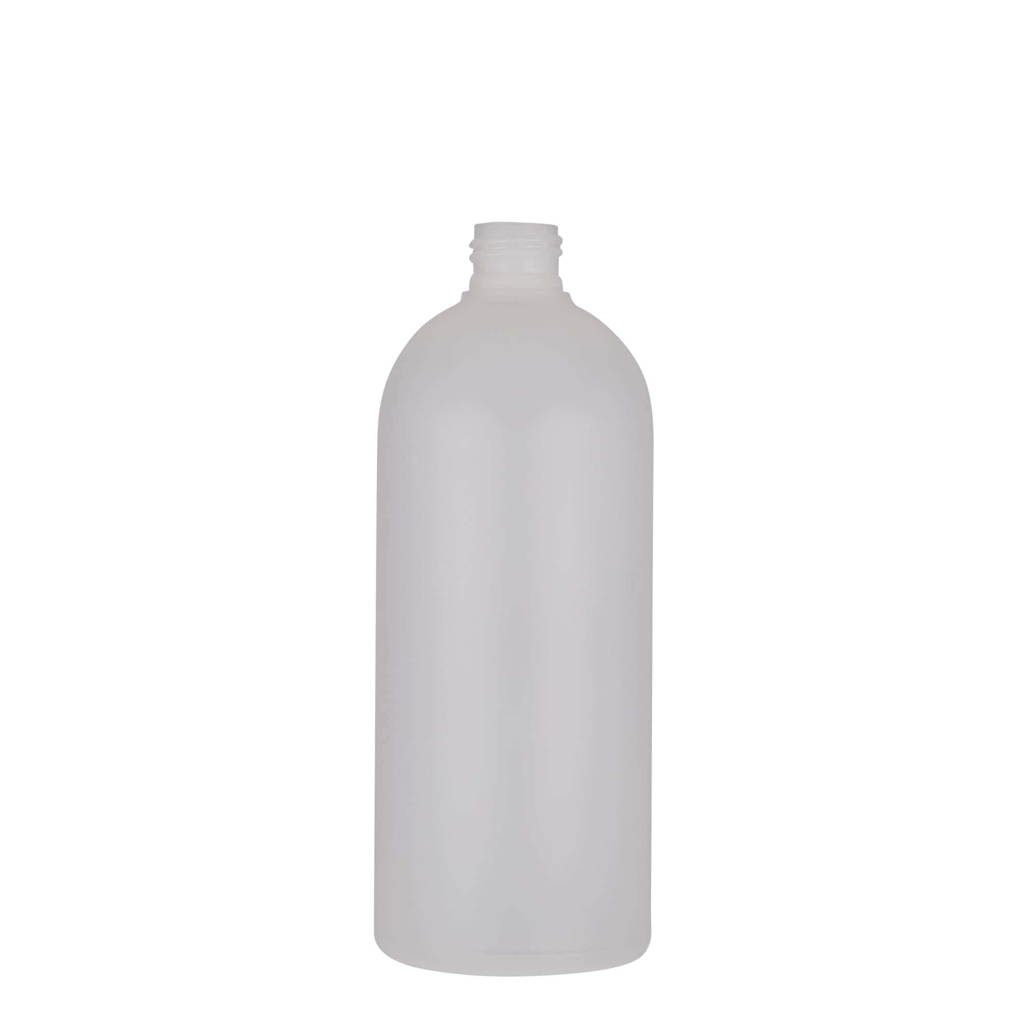 500 ml plastik şişe 'Tuffy', HDPE, doğal, ağız: 24/410 500 ml plastik şişe 'Tuffy', HDPE, doğal, ağız: 24/410