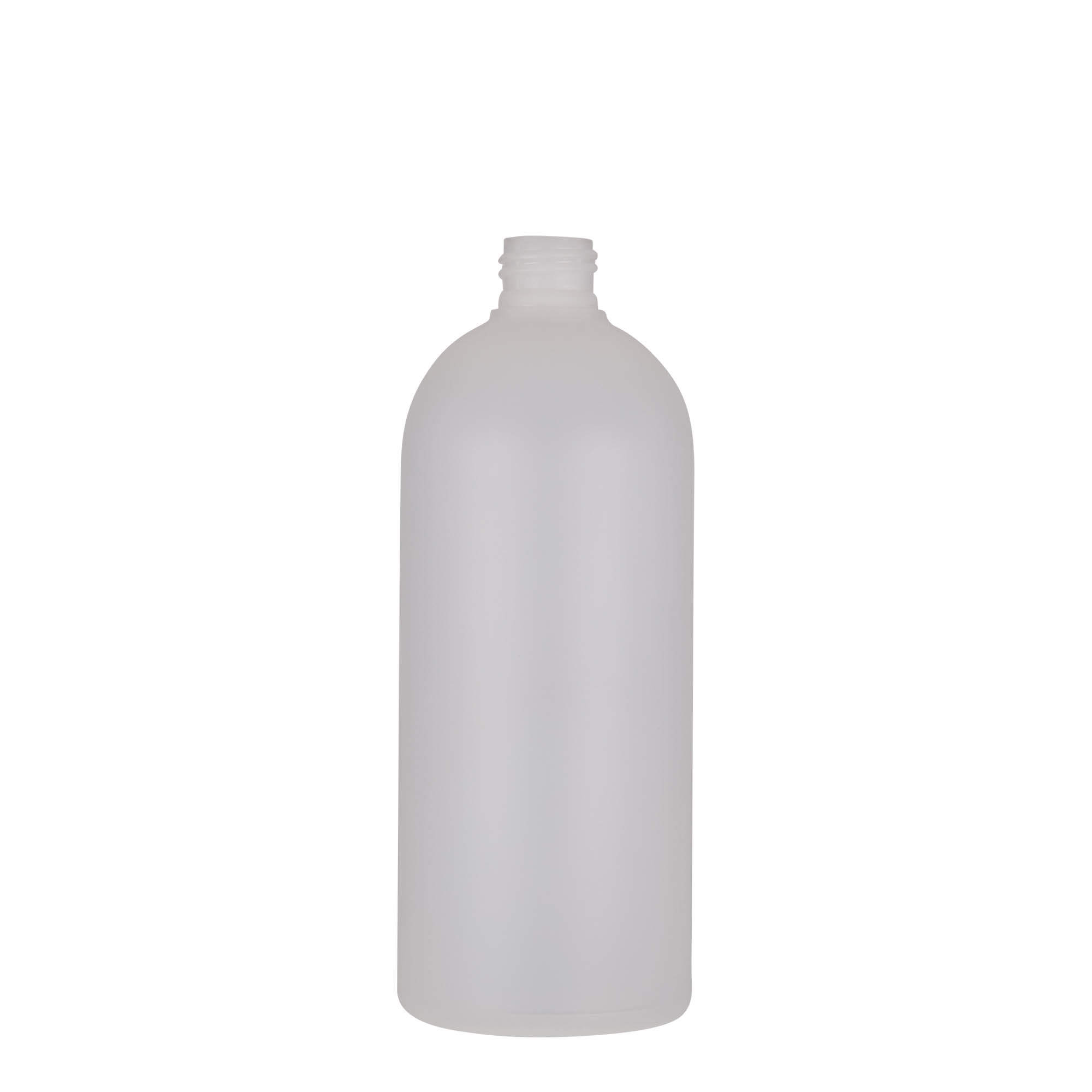 500 ml plastik şişe 'Tuffy', HDPE, doğal, ağız: 24/410 500 ml plastik şişe 'Tuffy', HDPE, doğal, ağız: 24/410