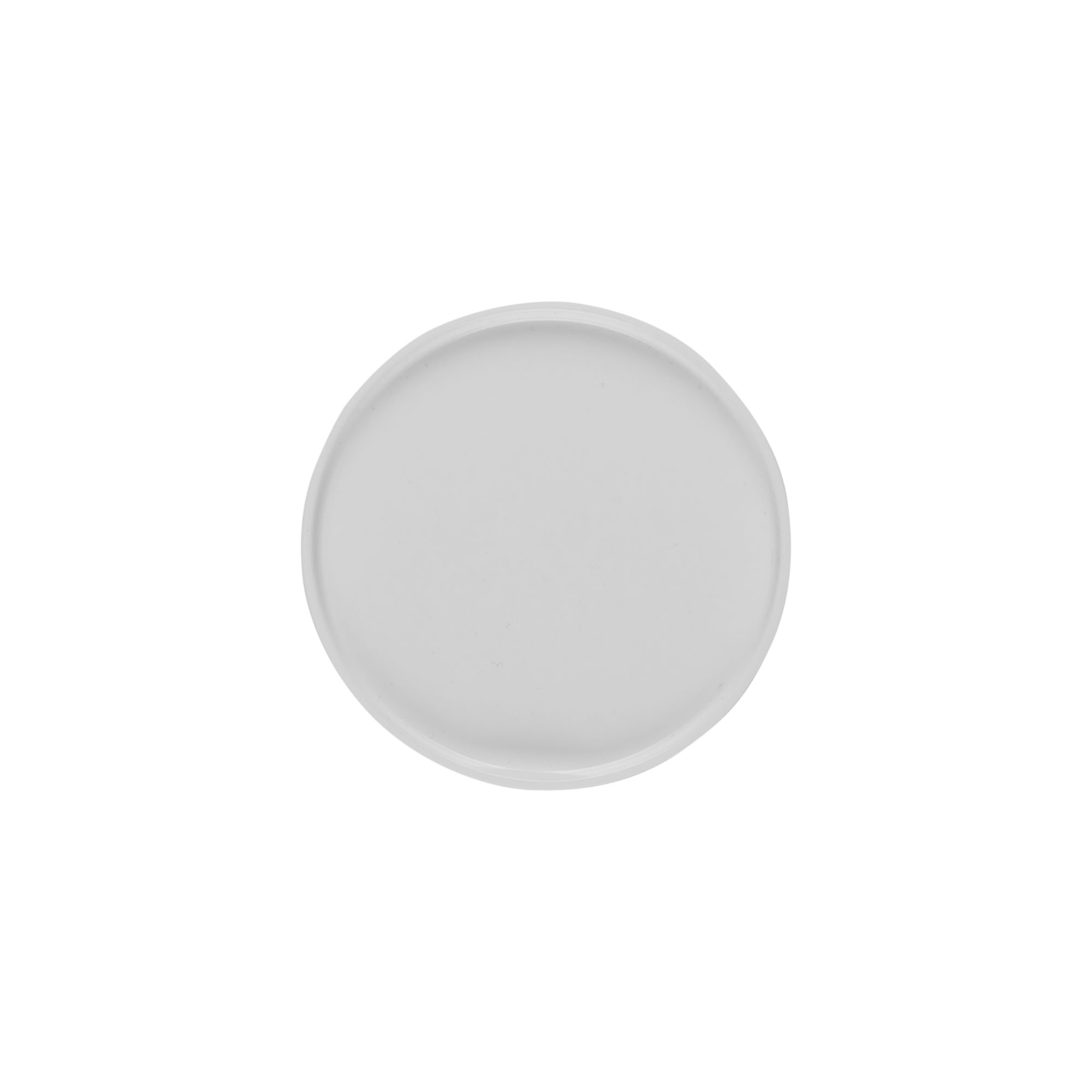 Kapak plakası 250 ml 'Magic' için, PP plastik, beyaz