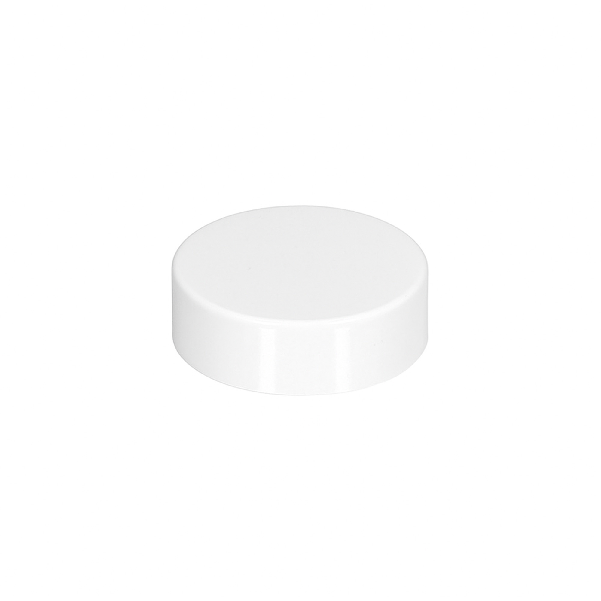 Vida kapak 30 ml 'Brown Line', PP, beyaz