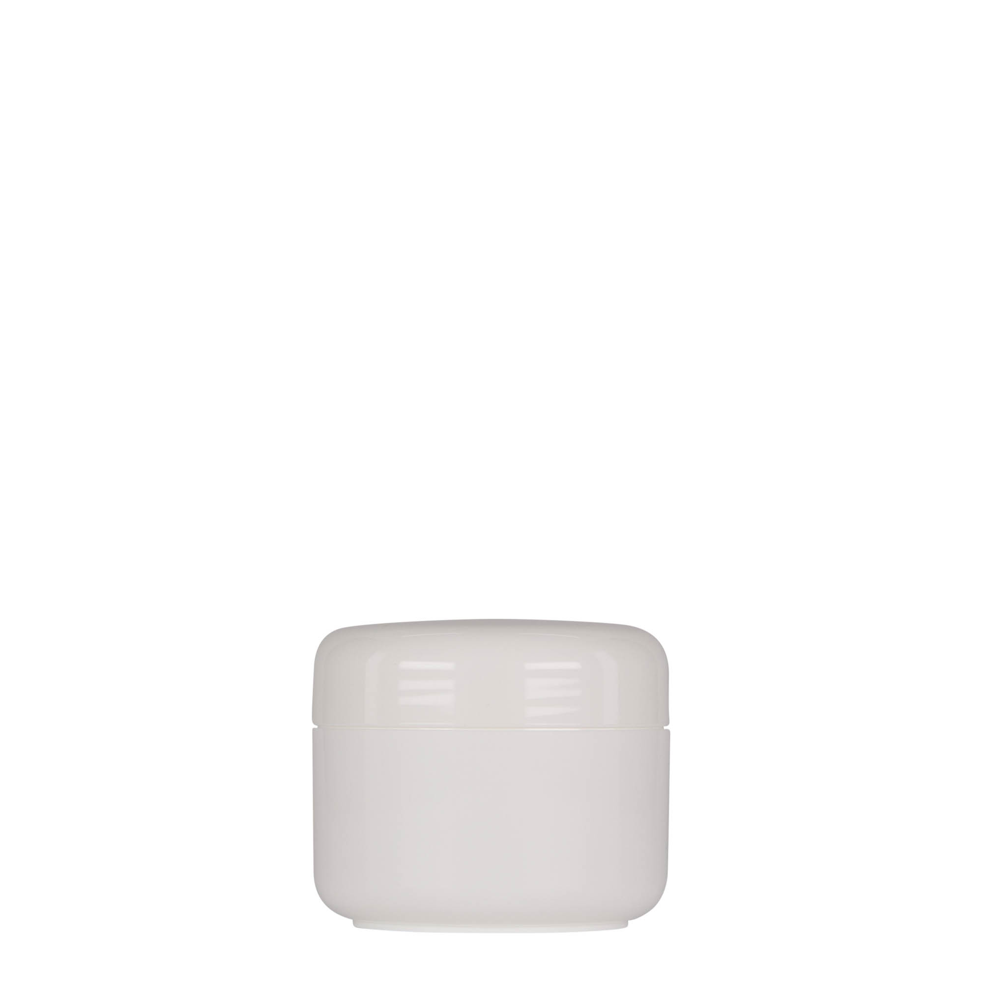 50 ml plastik kutu 'Bianca', PP, beyaz, ağız: vidalı kapak 50 ml plastik kutu 'Bianca', PP, beyaz, ağız: vidalı kapak