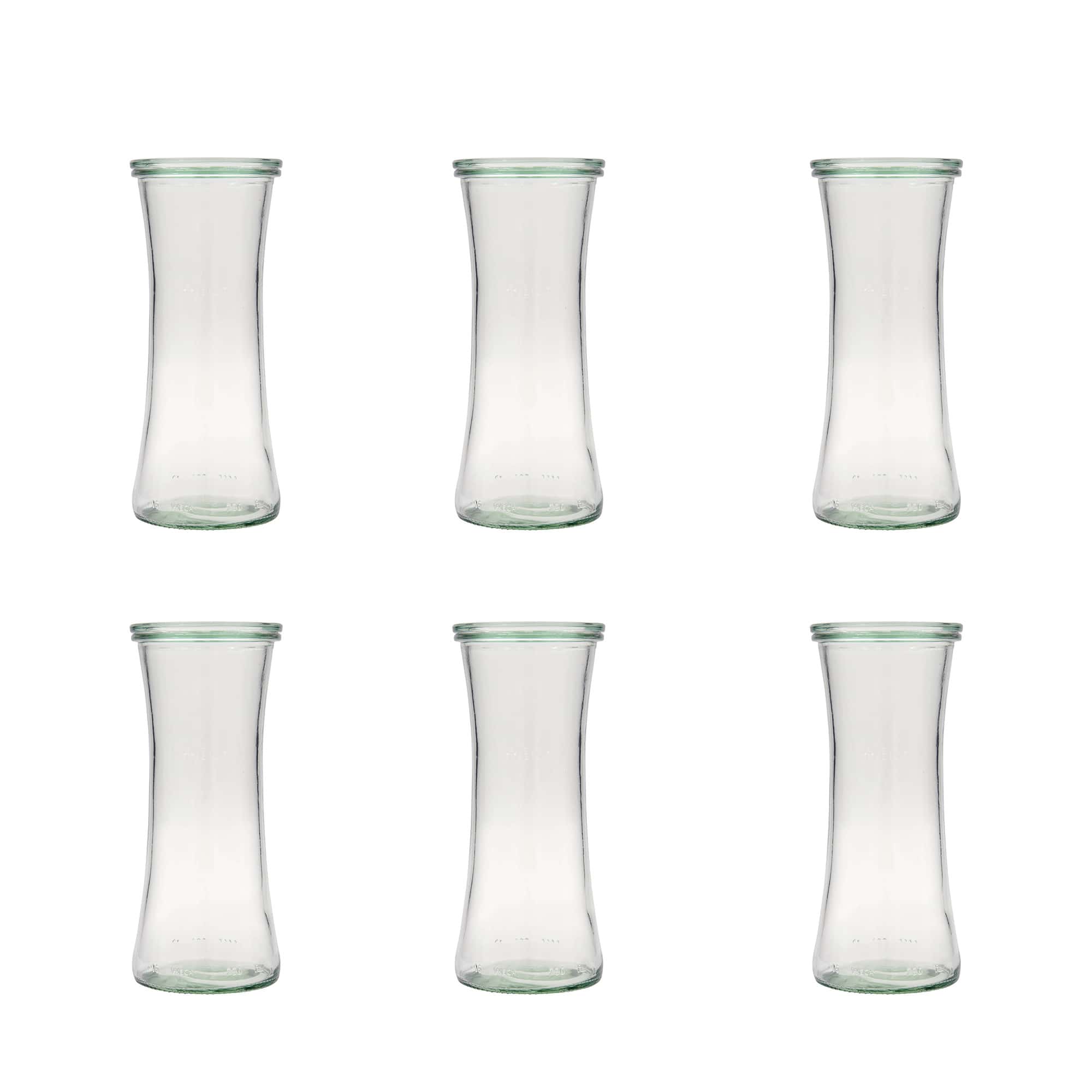 6x 730 ml WECK gurme kavanoz cam kapaklı RR 80