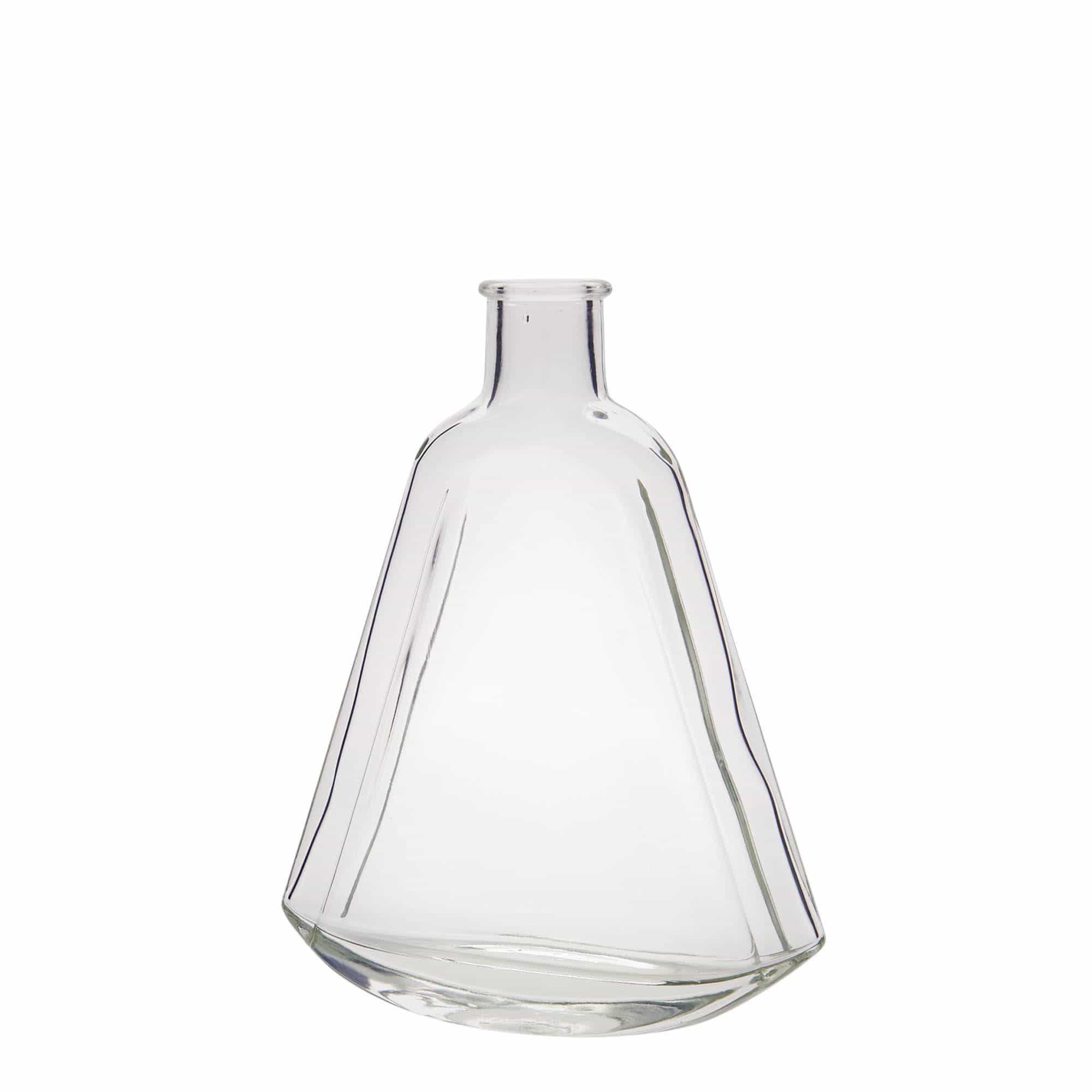 200 ml cam şişe 'Maurizio', oval, ağız: mantar