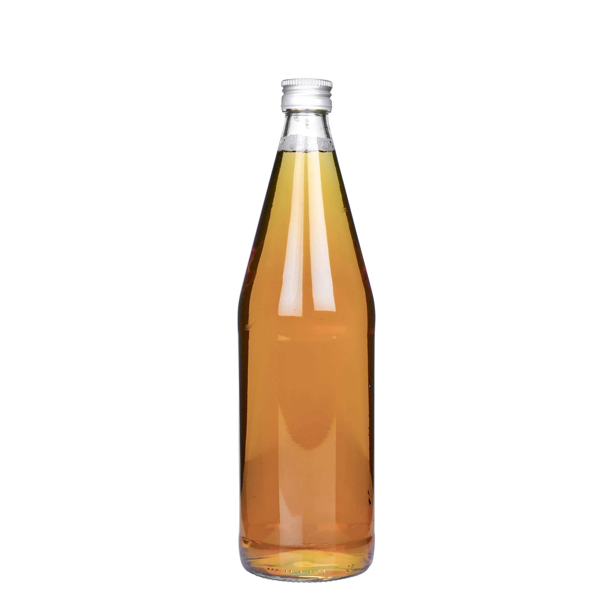 750 ml Evrensel Şişe Havuç Şekli, Cam, Ağız: PP 28 750 ml Evrensel Şişe Havuç Şekli, Cam, Ağız: PP 28