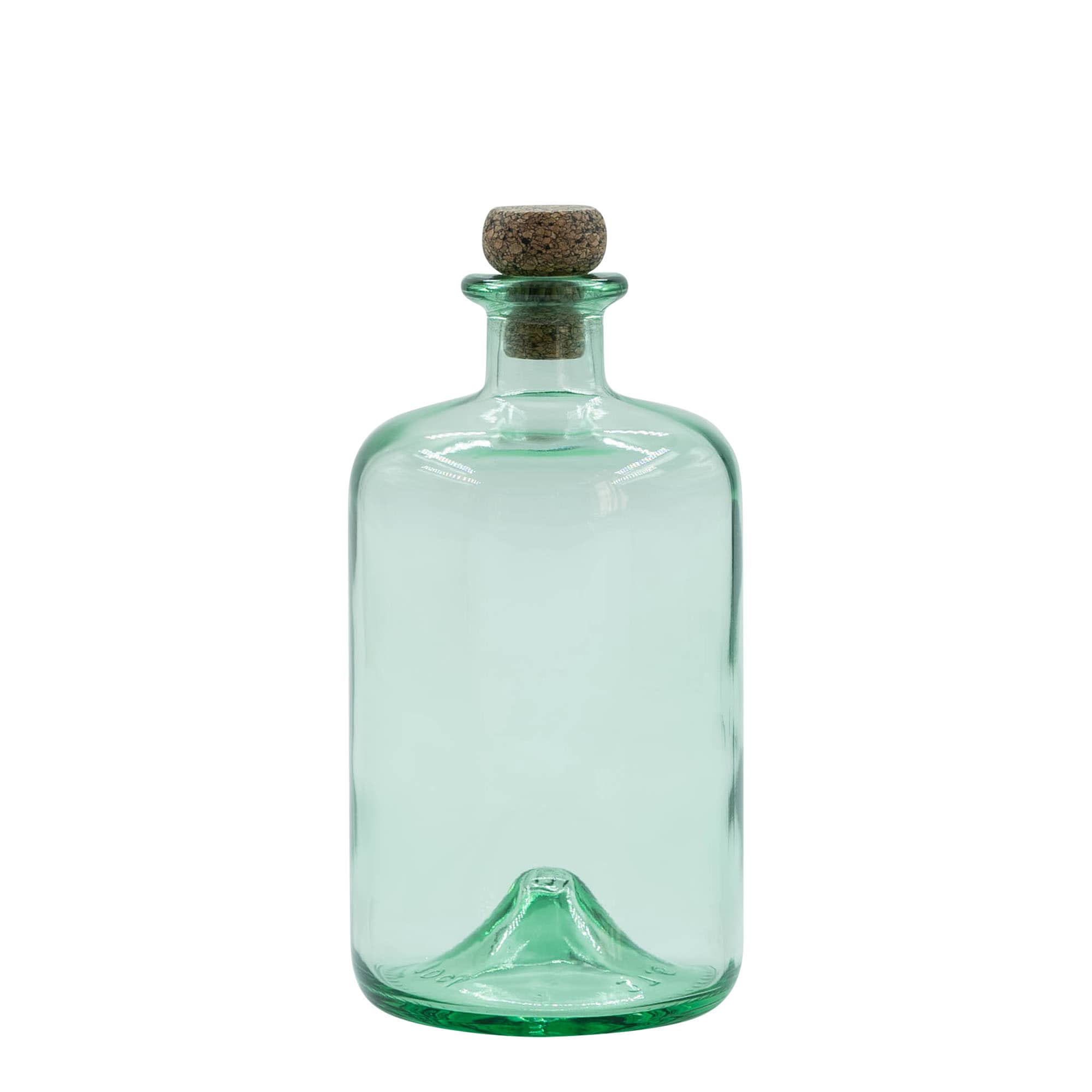 700 ml cam şişe 'Pharma', ağız: mantar