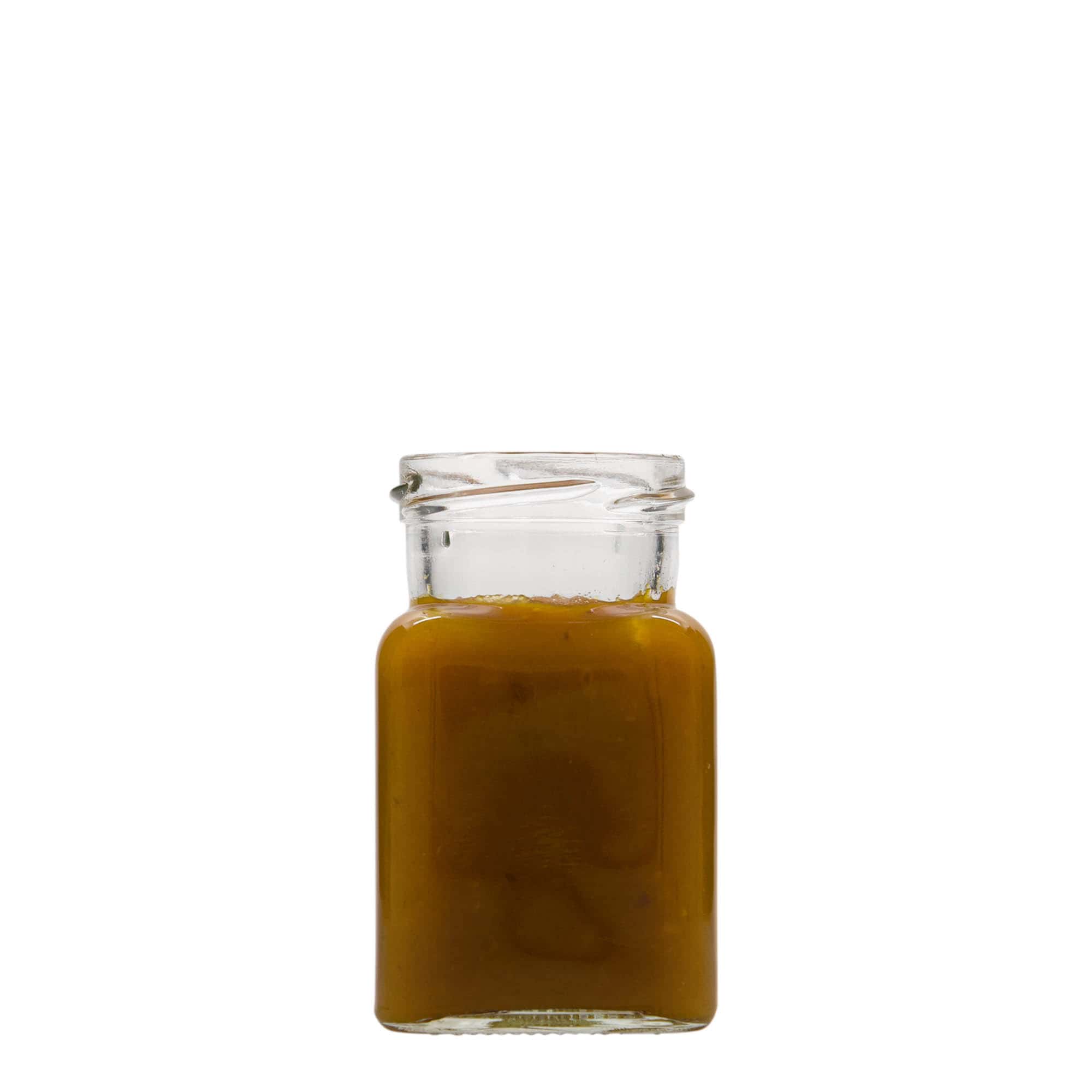 150 ml kare cam, ağız: vidalı kapak (TO 53) 150 ml kare cam, ağız: vidalı kapak (TO 53)