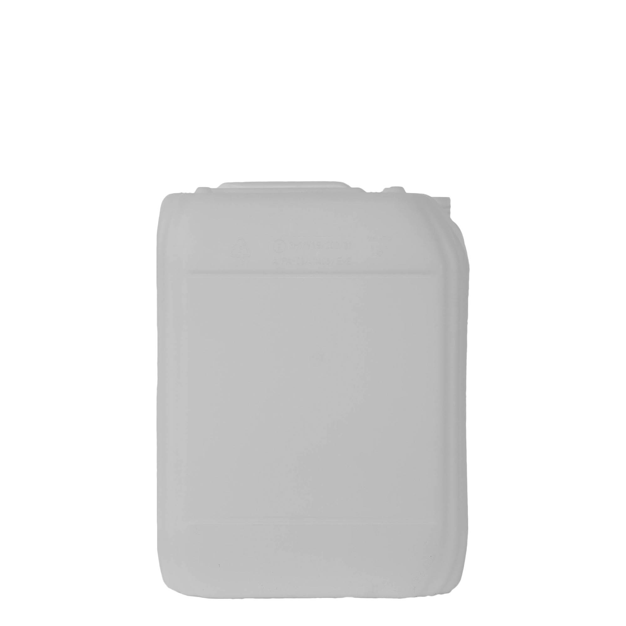 20 l Kanister, dikdörtgen, HDPE plastik, doğal, ağız çapı: ND 60