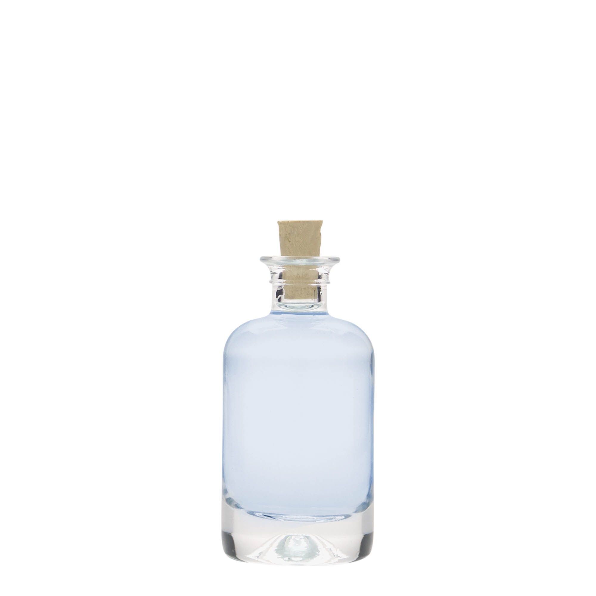40 ml eczacı cam şişesi, ağız: mantar