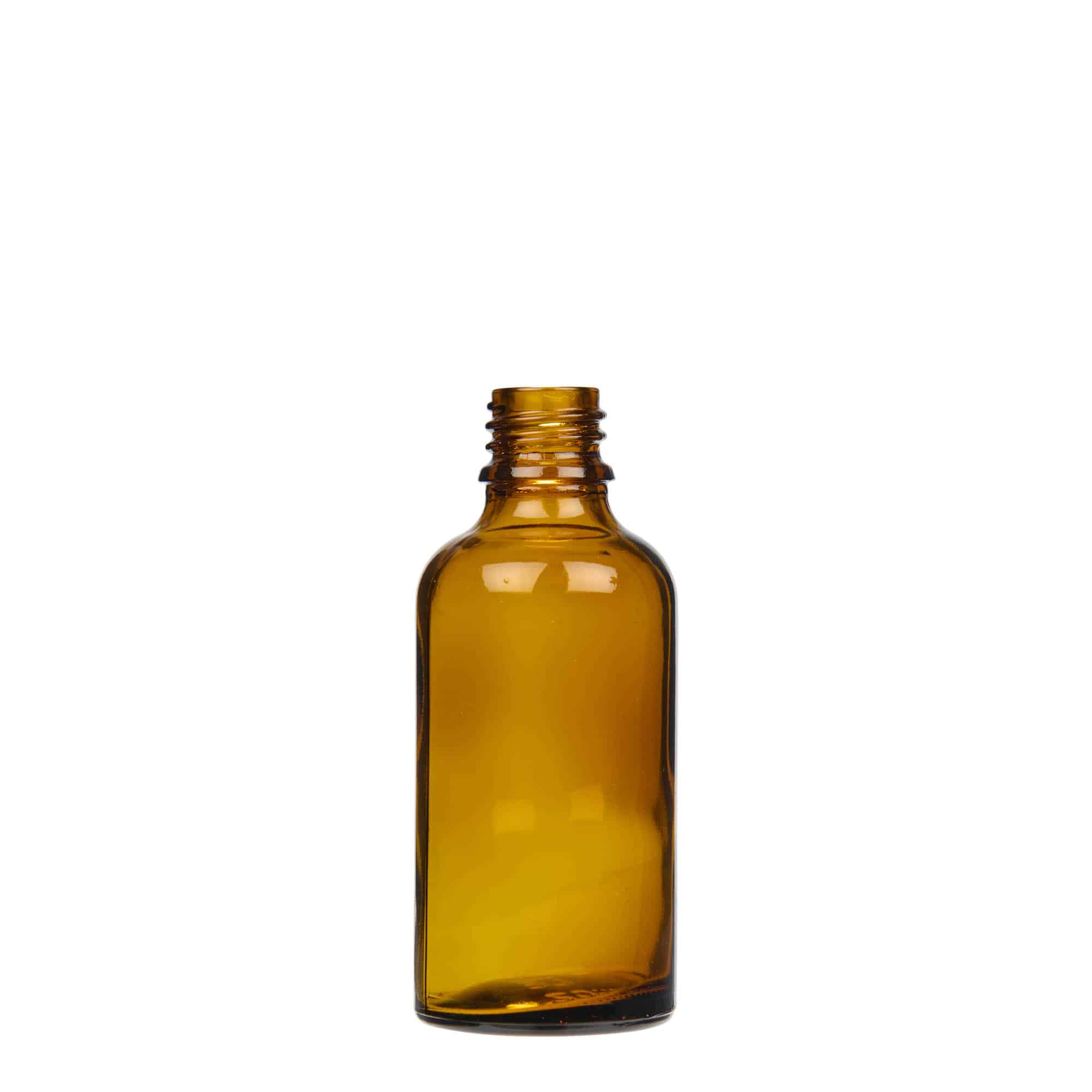 50 ml Sprey Şişesi Tıbbi, Cam, Kahverengi, Ağız: DIN 18