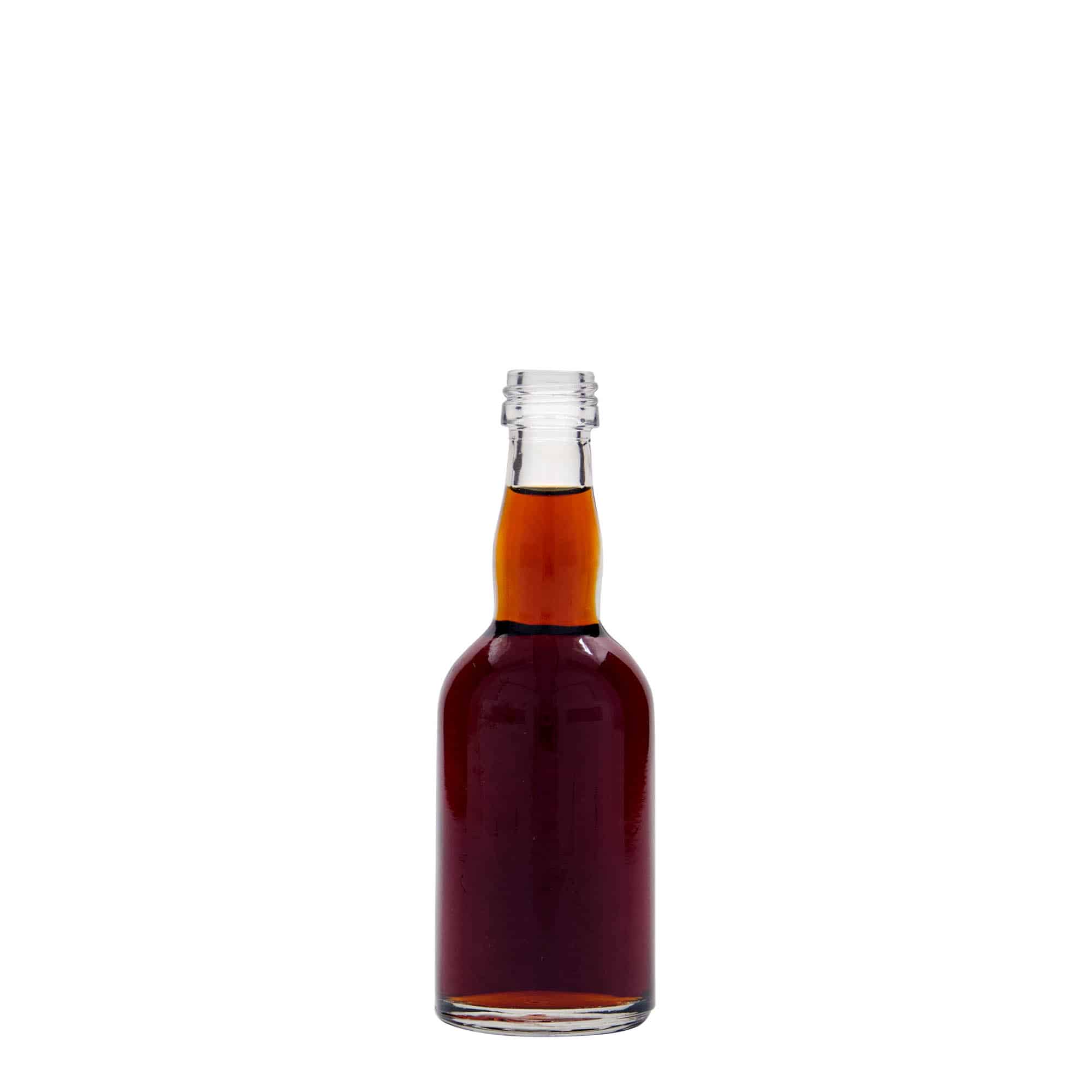 50 ml cam şişe 'Proba', ağız: PP 18