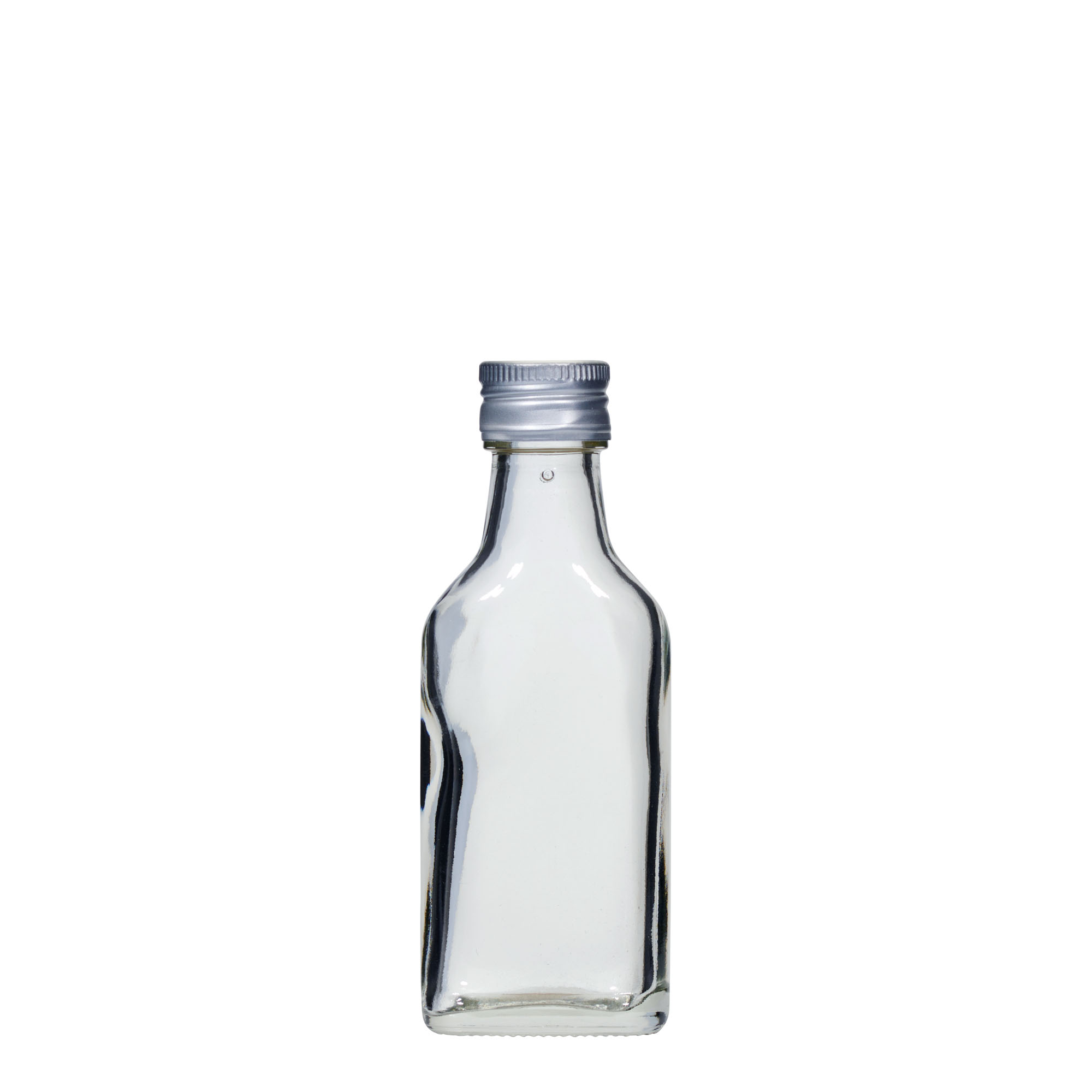 40 ml cep şişesi, dikdörtgen, ağız: PP 22 40 ml cep şişesi, dikdörtgen, ağız: PP 22