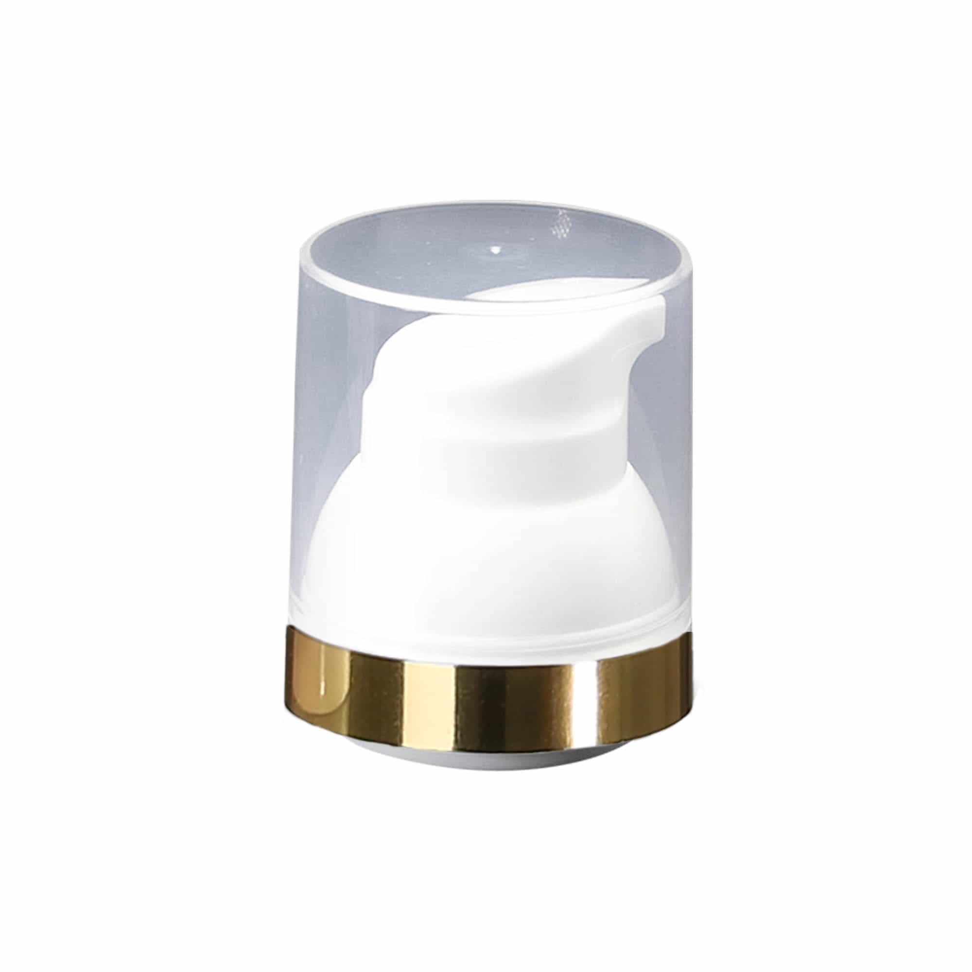 Airless Dispenser Pompa Başlığı 'Mezzo', PP-Plastik, beyaz Airless Dispenser Pompa Başlığı 'Mezzo', PP-Plastik, beyaz