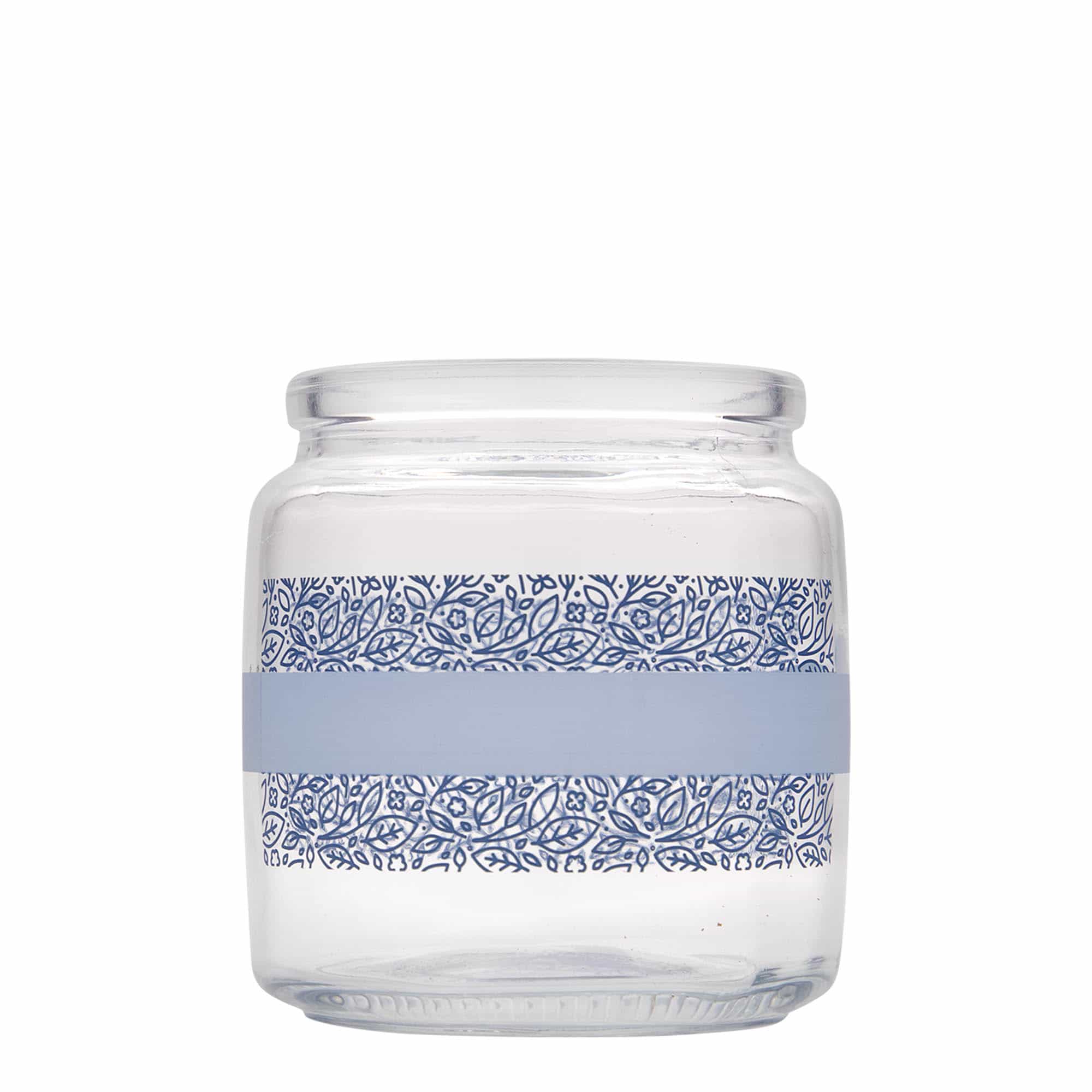 750 ml Mantar kapaklı cam şişe 'Giara', Motif: Naturalmente blu, Ağız: Mantar 750 ml Mantar kapaklı cam şişe 'Giara', Motif: Naturalmente blu, Ağız: Mantar
