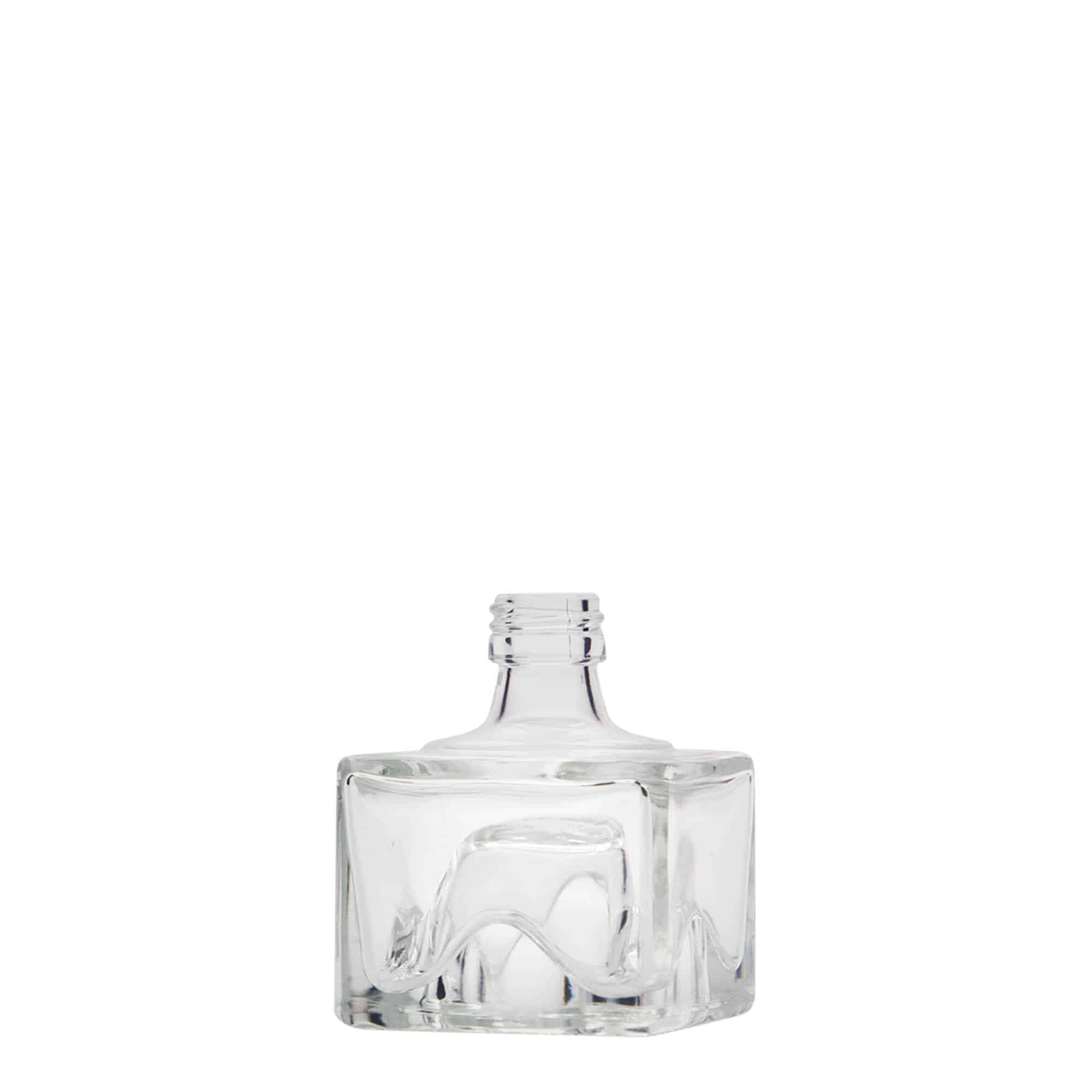 40 ml cam şişe 'Cocolores', kare, ağız: PP 18