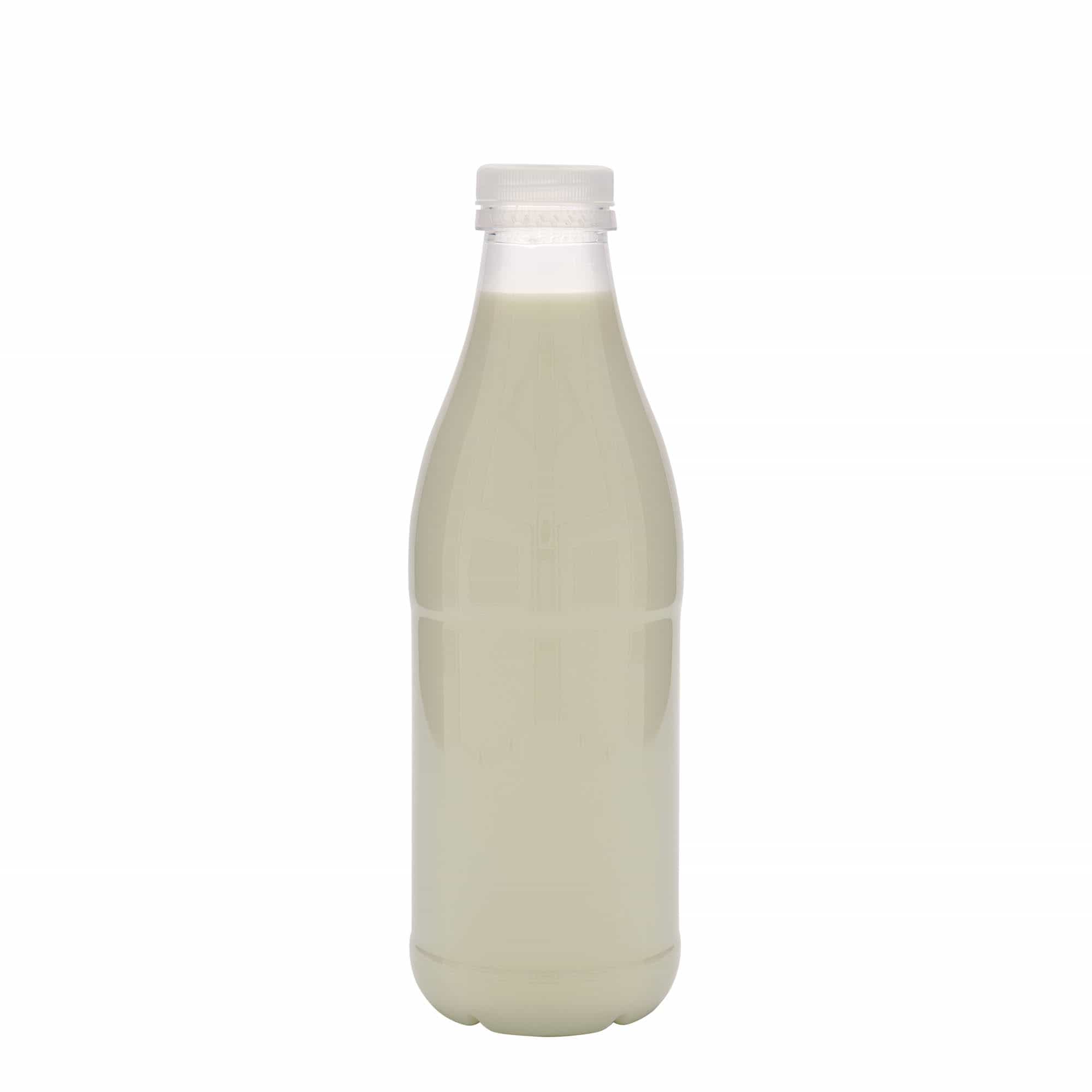 1.000 ml PET Şişe 'Süt ve Meyve Suyu', Plastik, Ağız: 38 mm