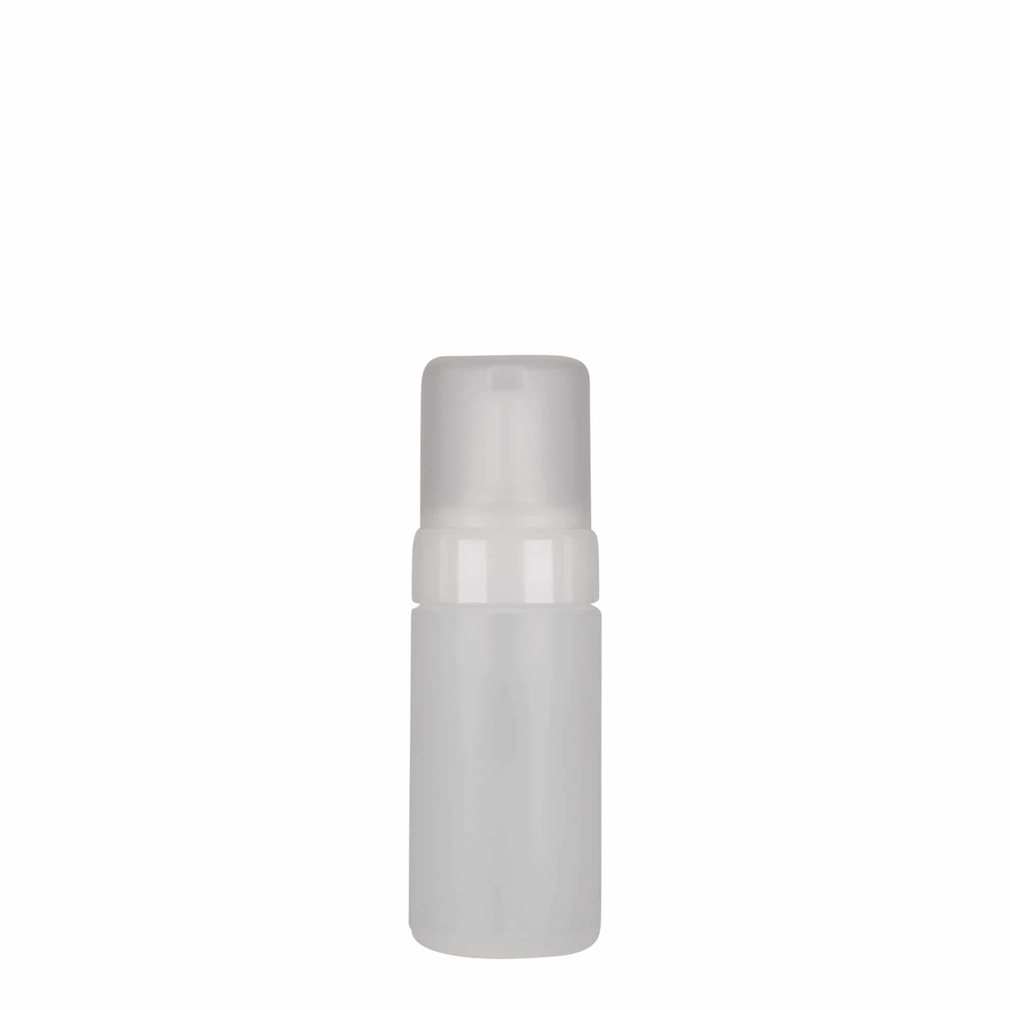 100 ml Dispenser Şişe 'Foamer', PE Plastik, doğal, Ağız: Vida Kapağı