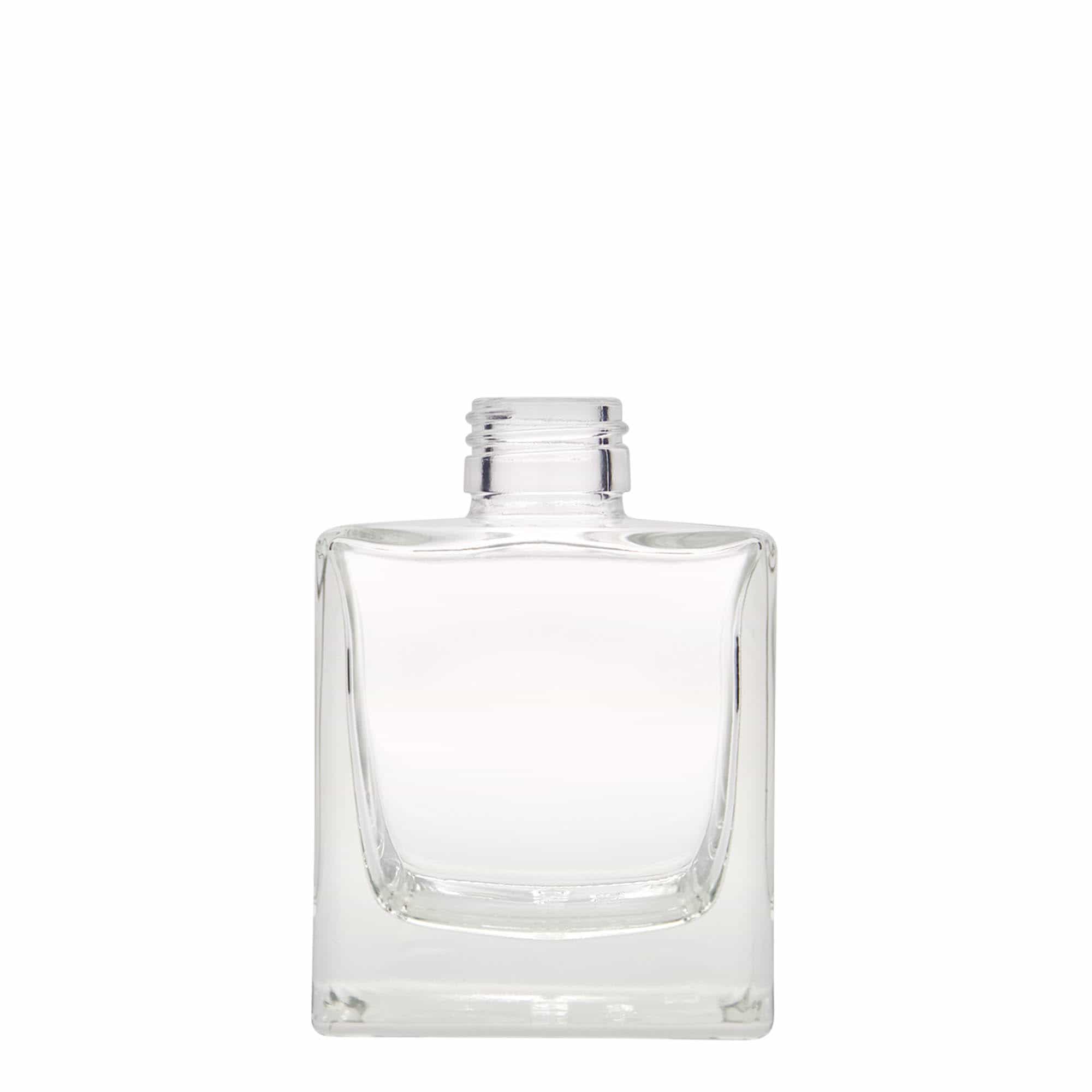 200 ml Cam şişe 'Cube', kare, ağız: PP 28 200 ml Cam şişe 'Cube', kare, ağız: PP 28