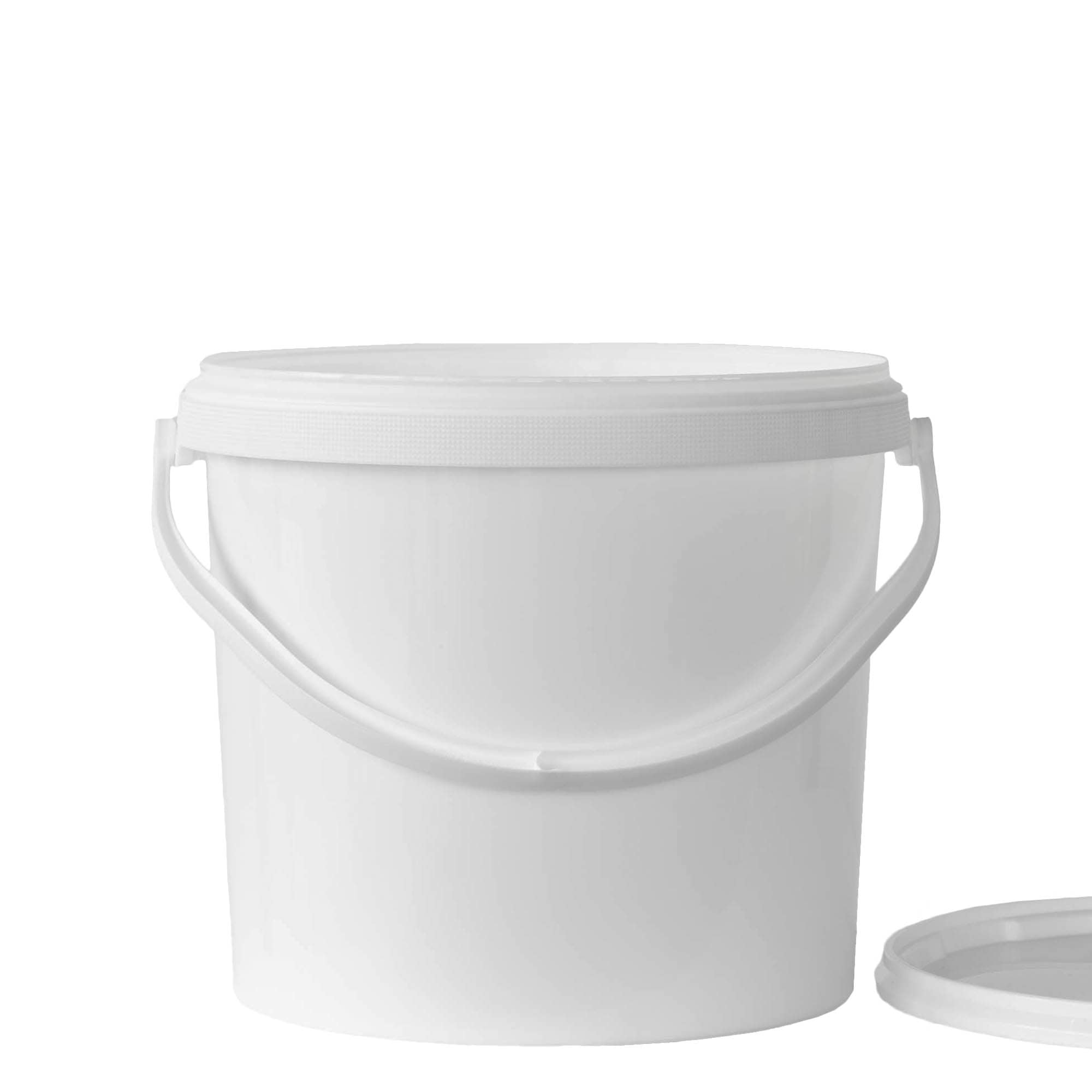 12,5 l kova, PP plastik, beyaz