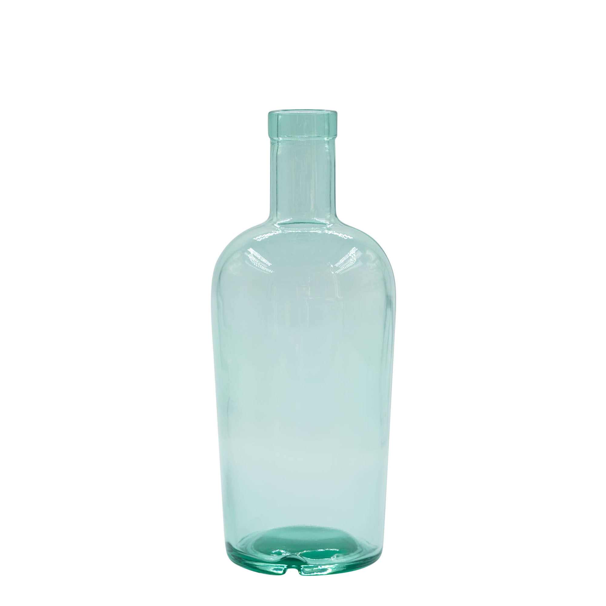 700 ml Cam şişe 'Teo Light', Ağız: Mantar